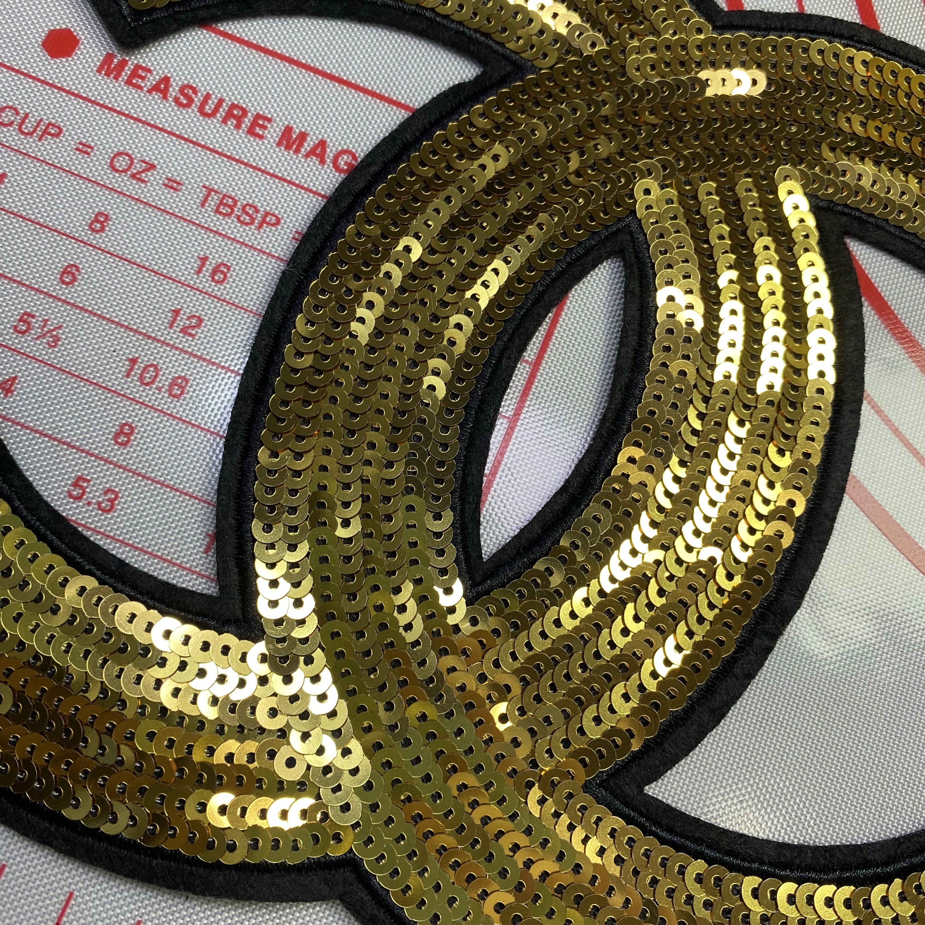 Large (Sewing) CC Round Medal Letter Cloth Patches 