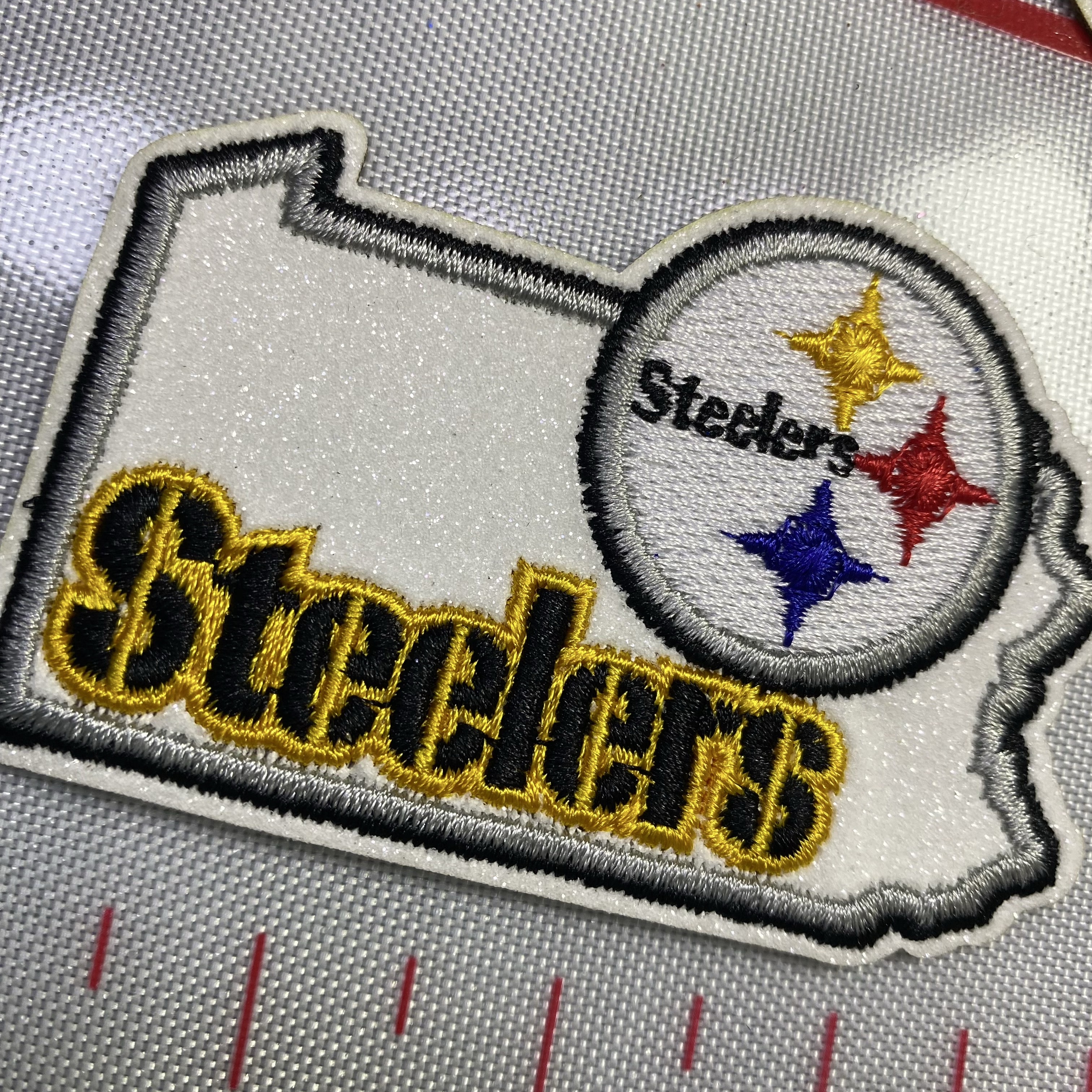 Group B Medium (ironed) football team sequin patch