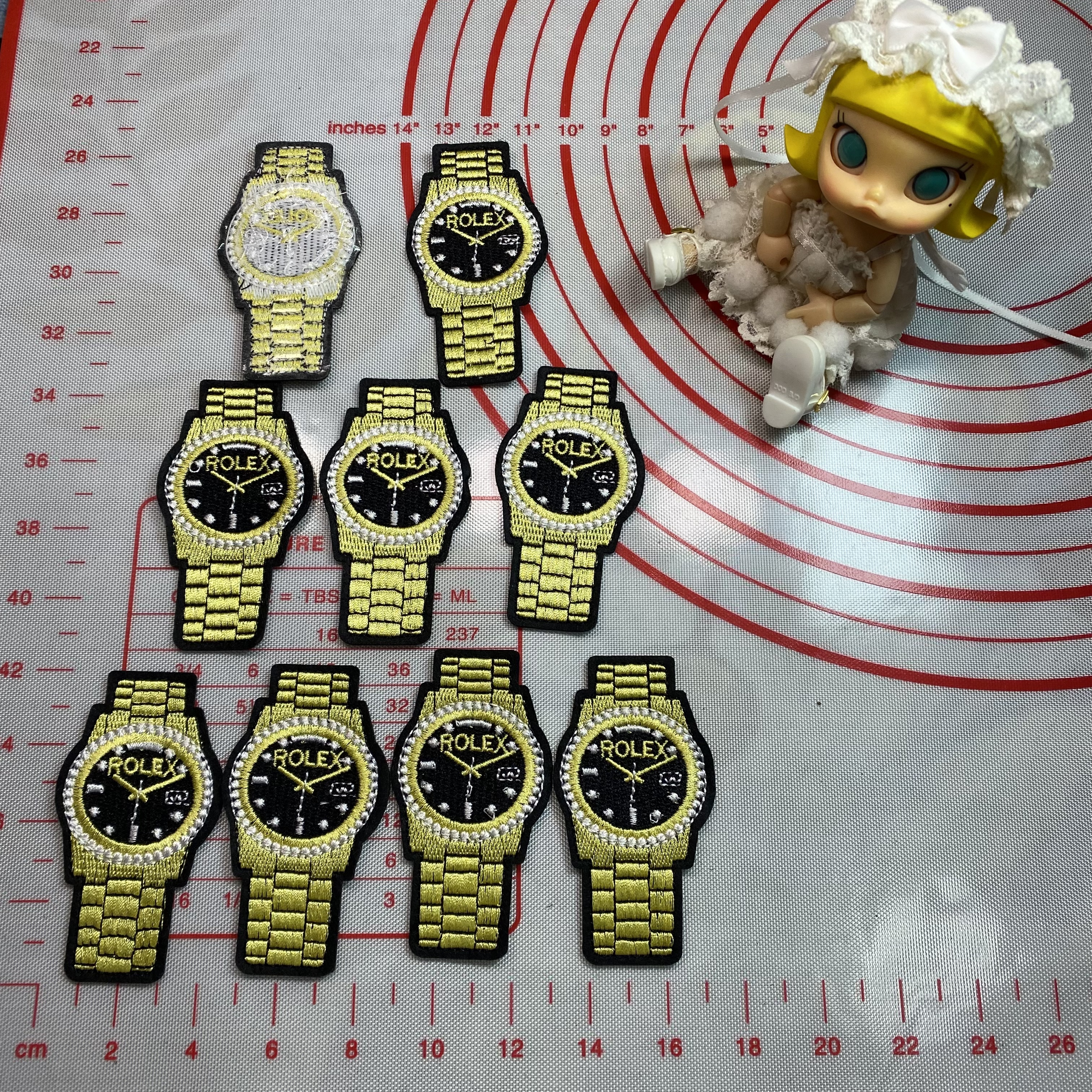 Medium (Iron-on) Rolex watch Patches 