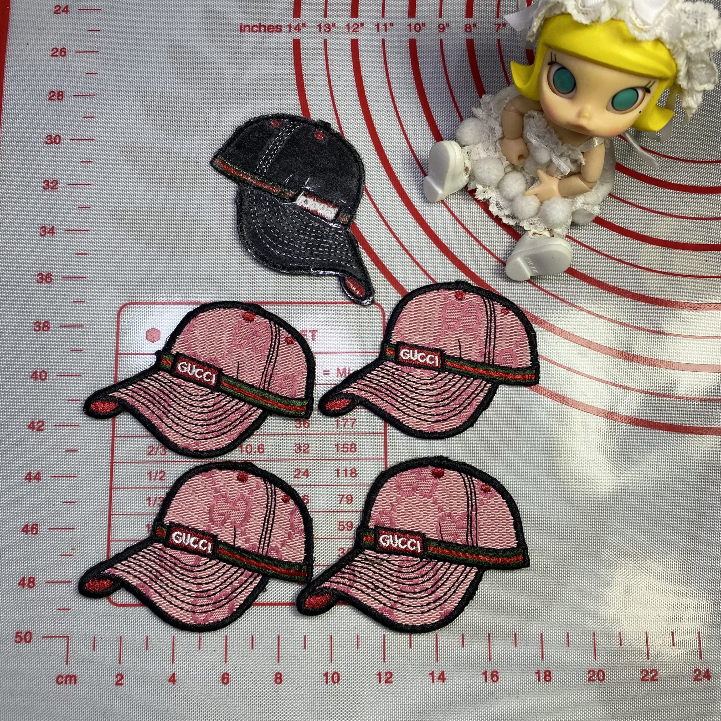 Medium (Iron-on) GG Bags and hats Patches 