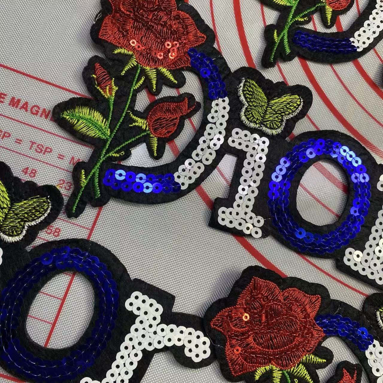 Large (Sewing) D  Teddy bear Patches