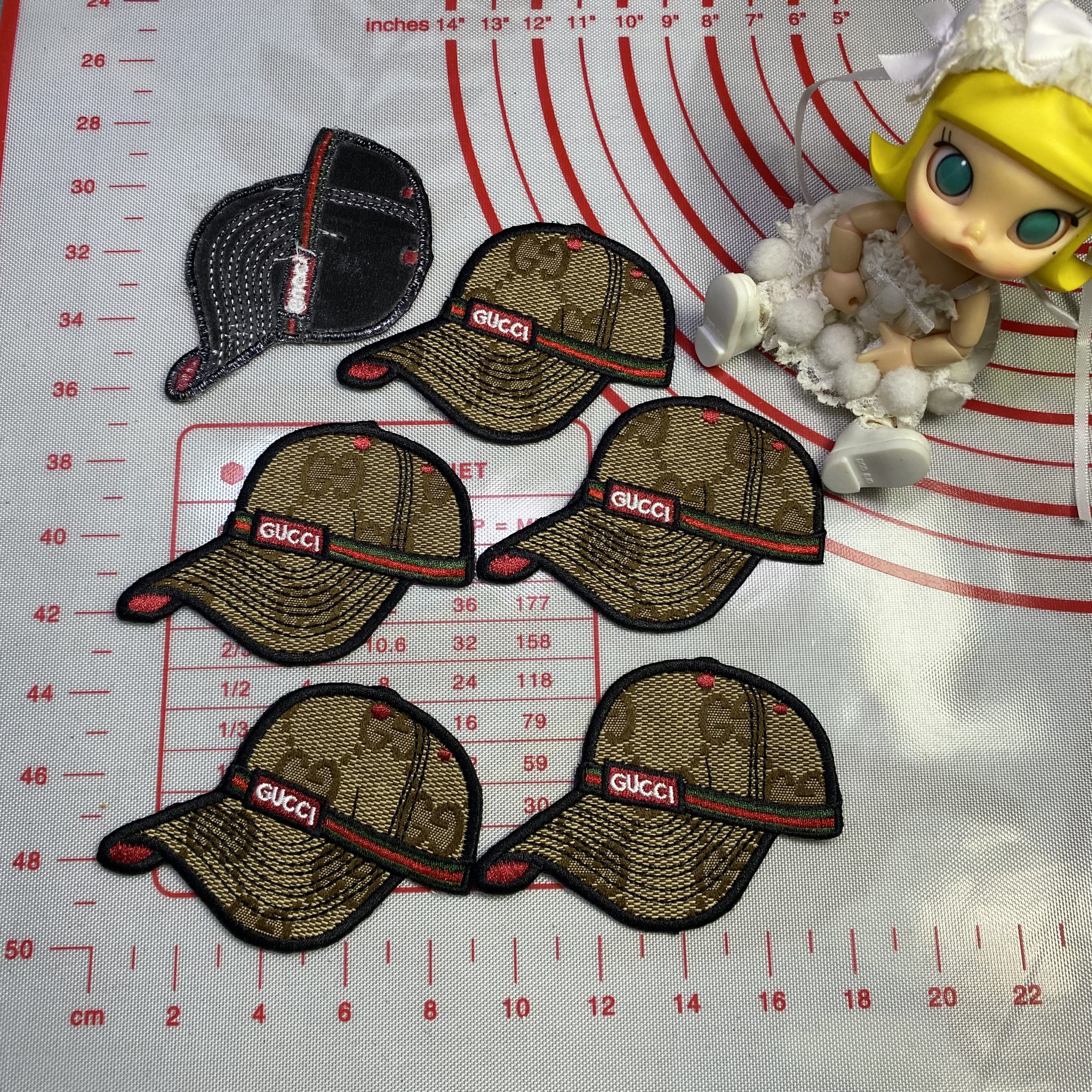 Medium (Iron-on) GG Bags and hats Patches 