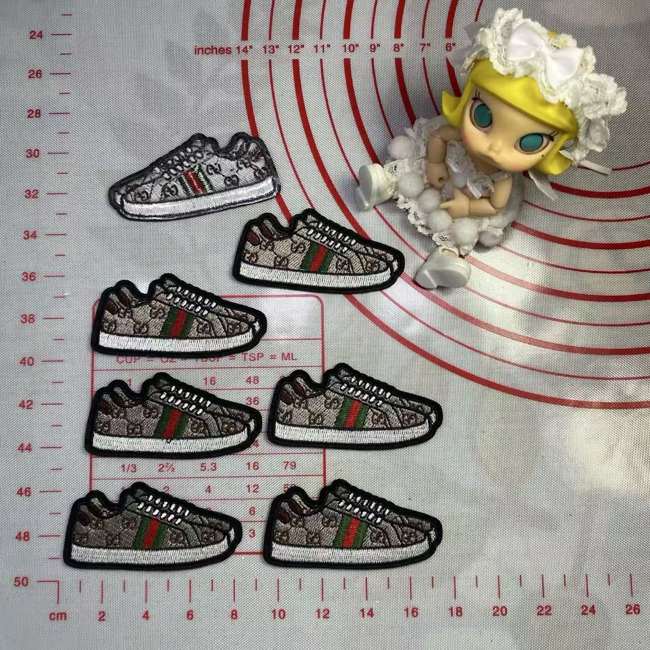 Small (Iron-on) GG Shoes Patches        