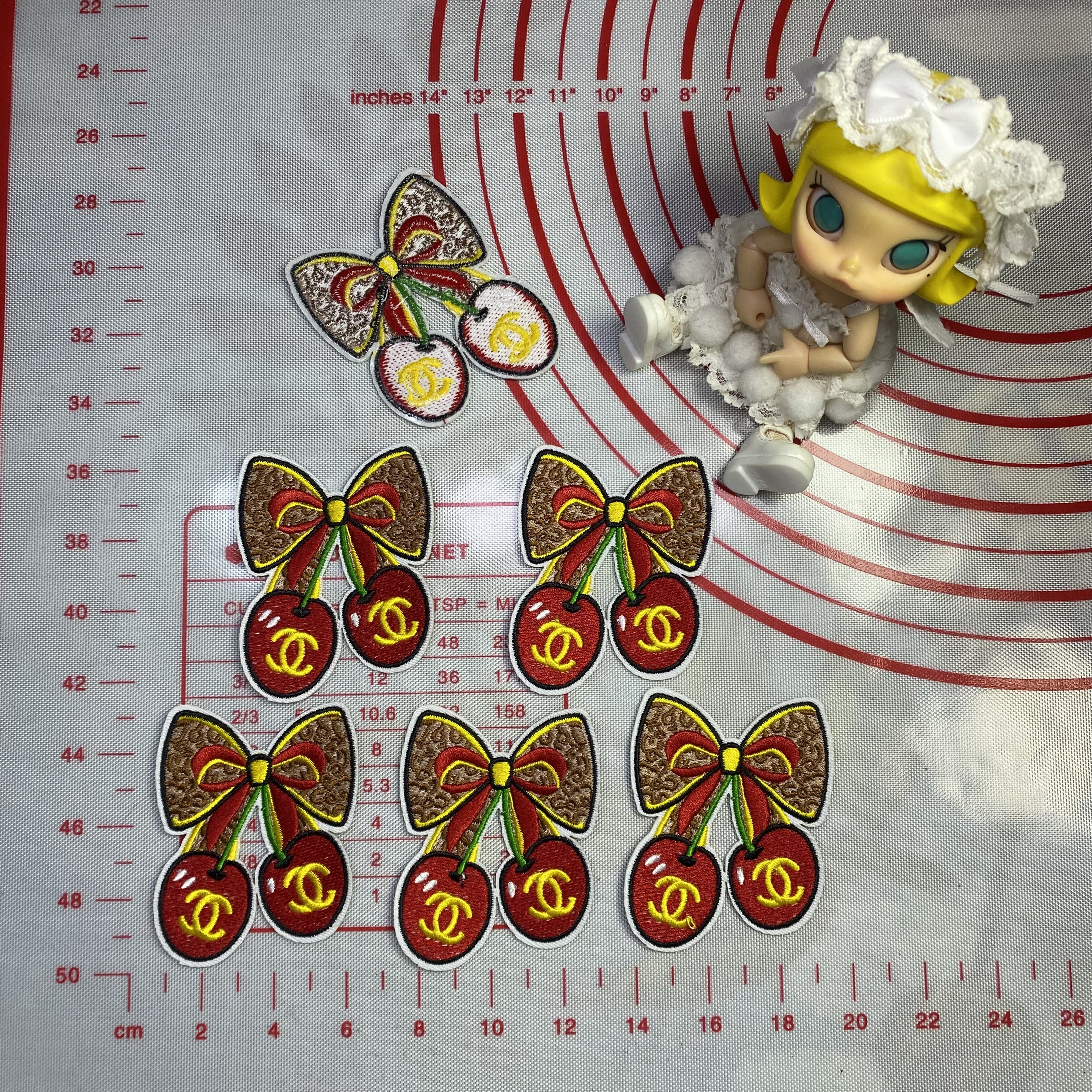 BIG/Medium (Iron-on) Mix Cherry series  Patches        