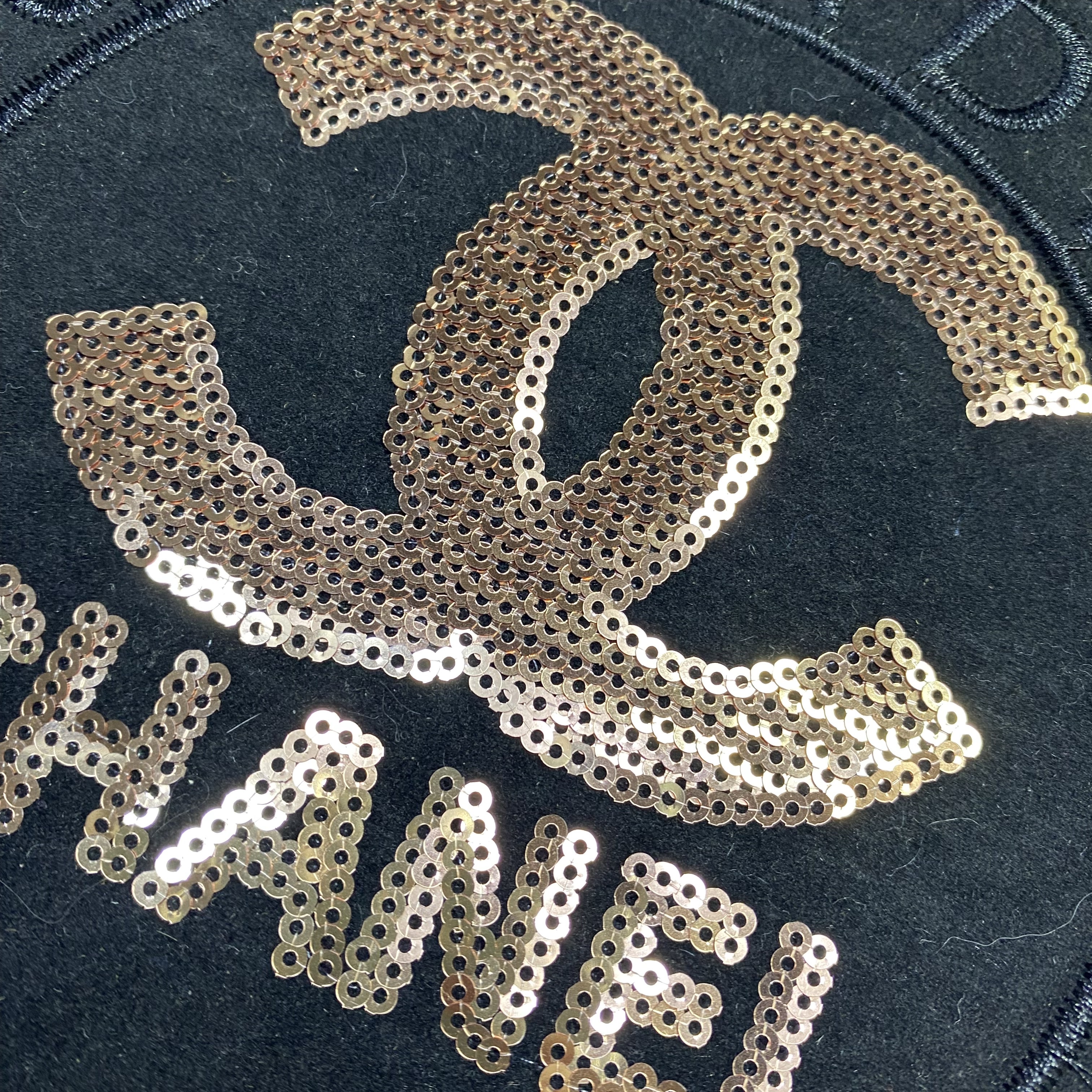 Large (Sewing) CC Round Medal Letter Cloth Patches 