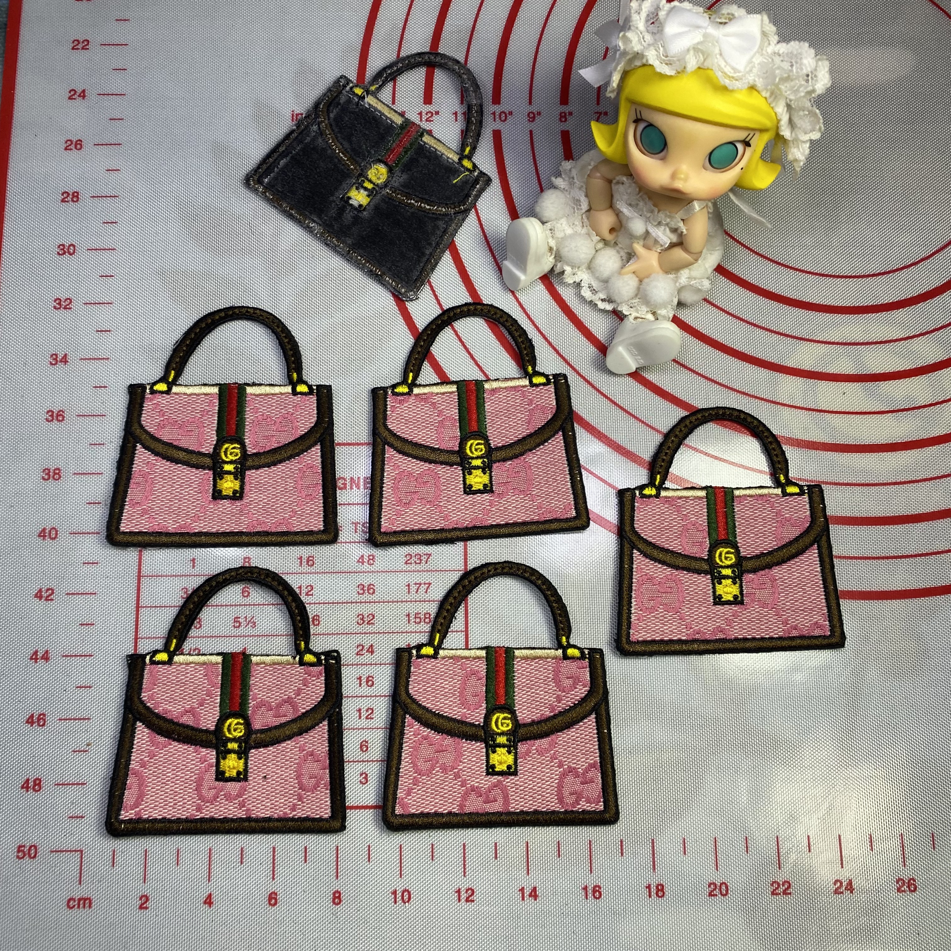 Medium (Iron-on) GG Bags and hats Patches 