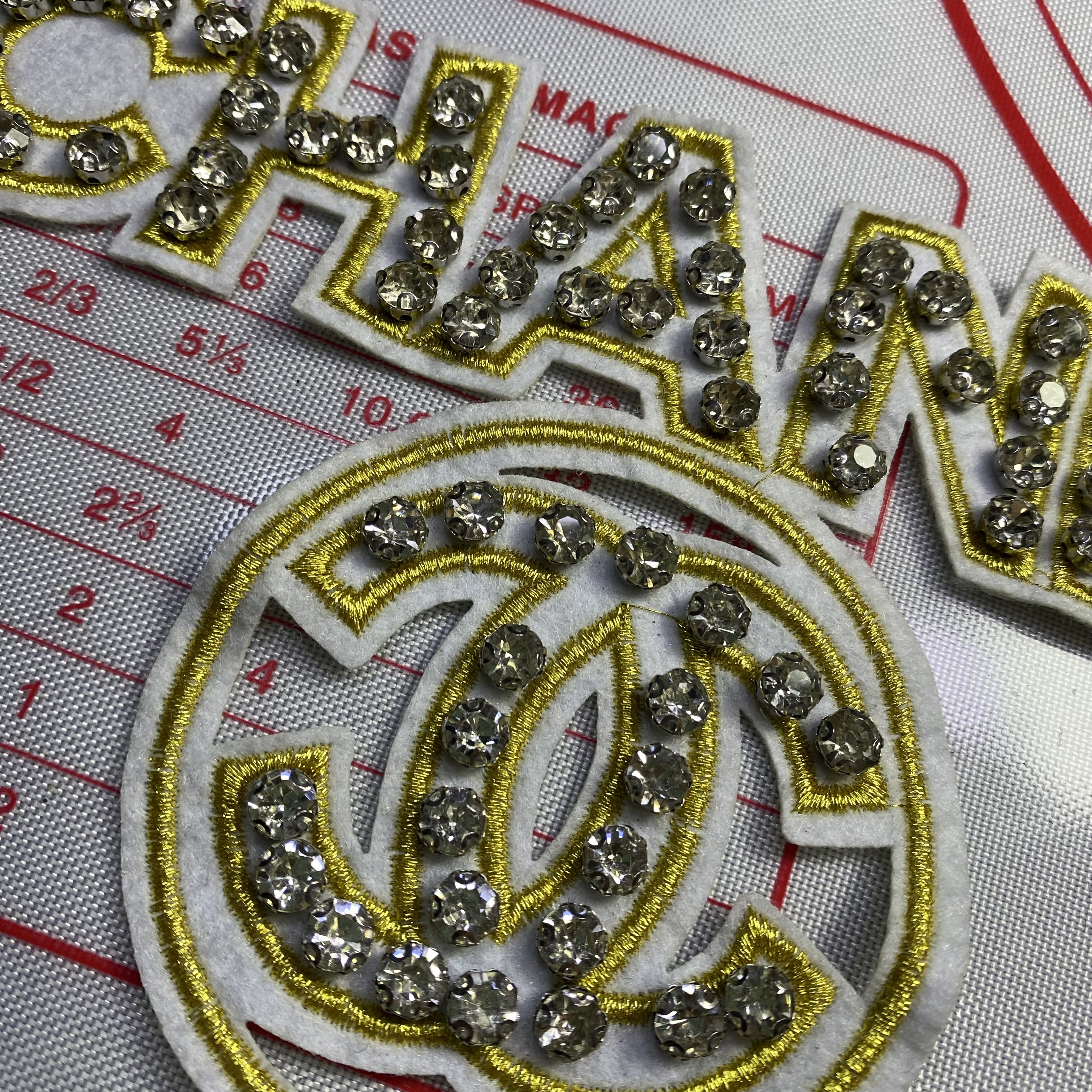 Large (sewing) CC Heavy Industry Diamond different styles Patches