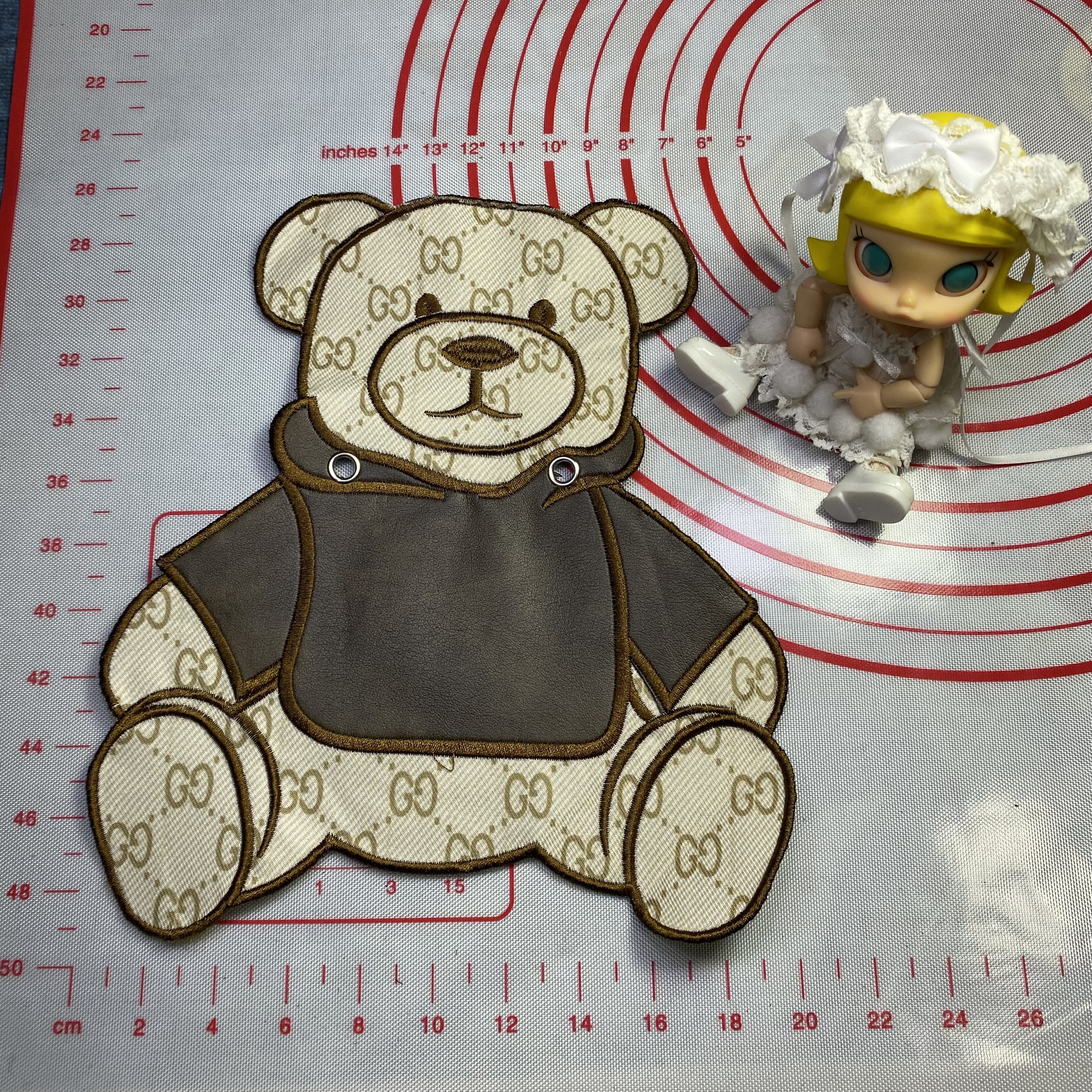 Large / medium (sewing) GG mixed cloth Patches