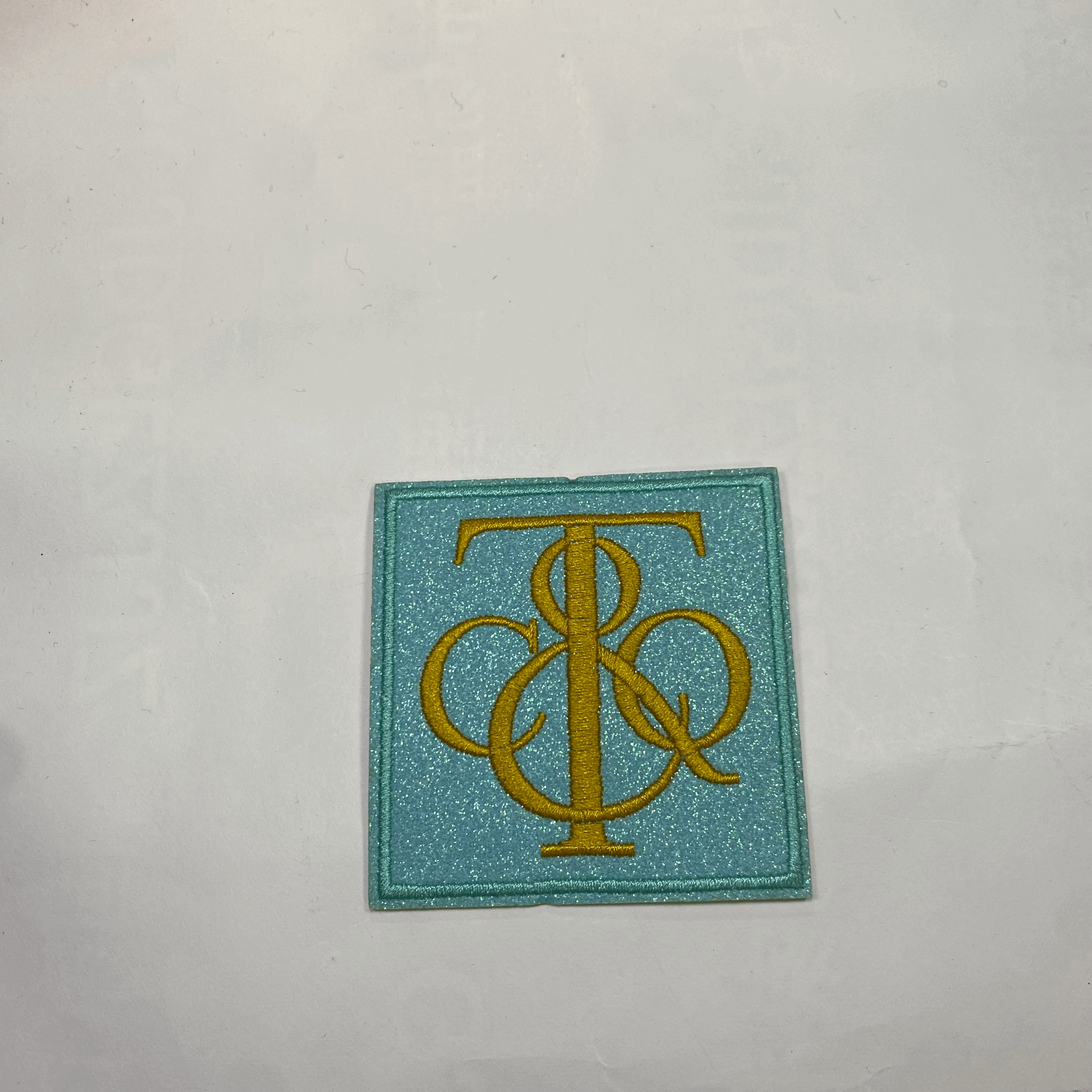 medium and small  (ironed&sewing) Tiffany patch 2