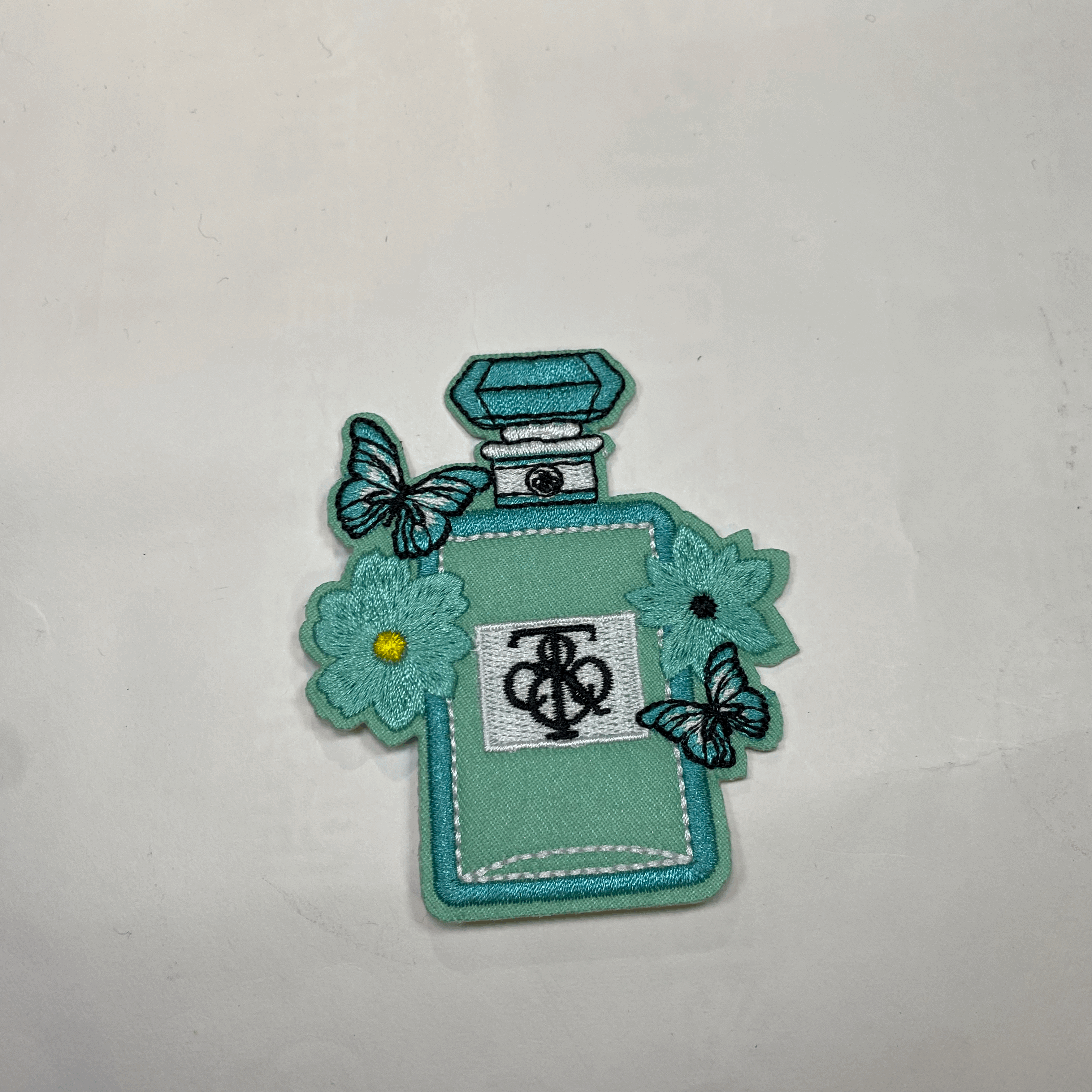 medium and small  (ironed&sewing) Tiffany patch 2