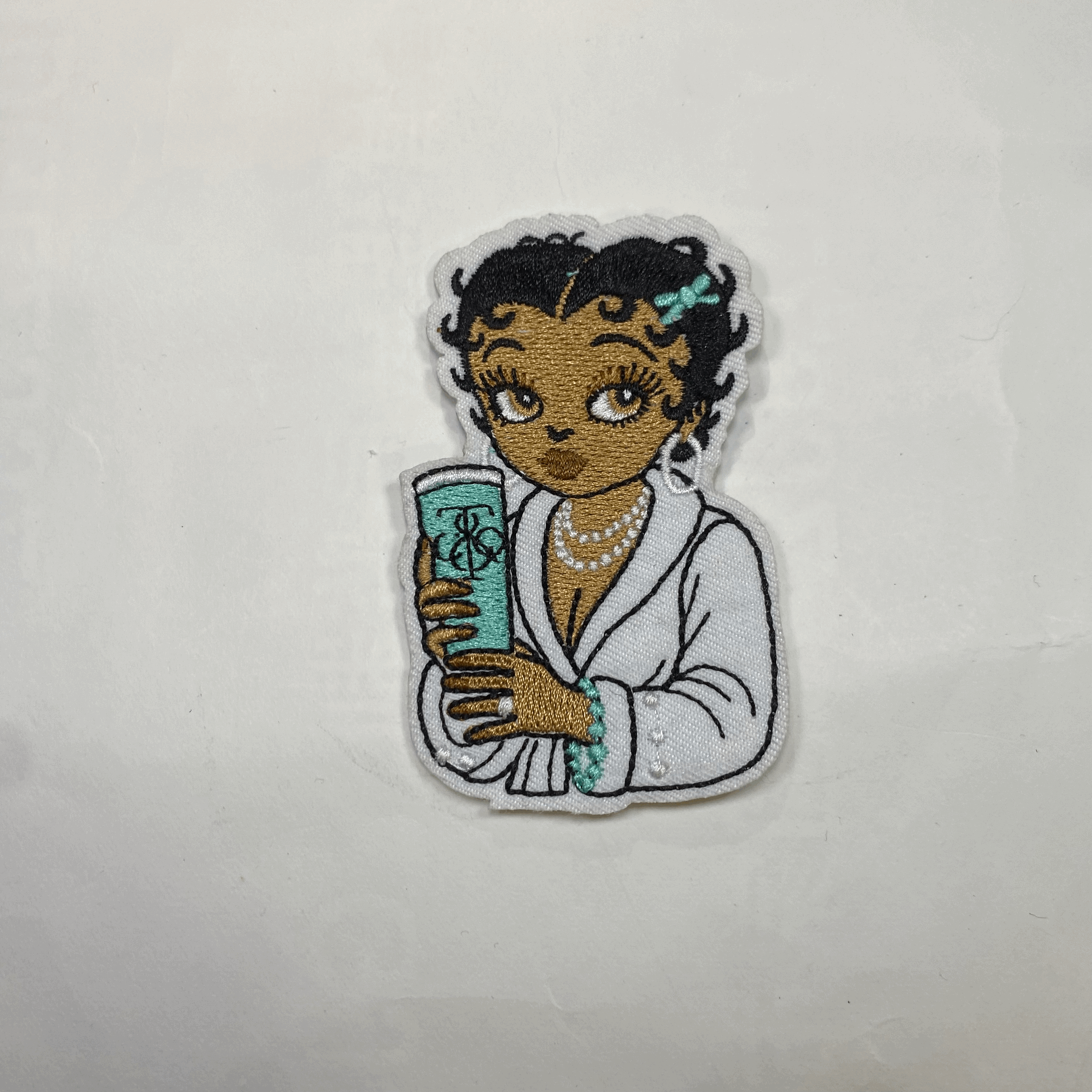 Small and small (ironed) Tiffany patch