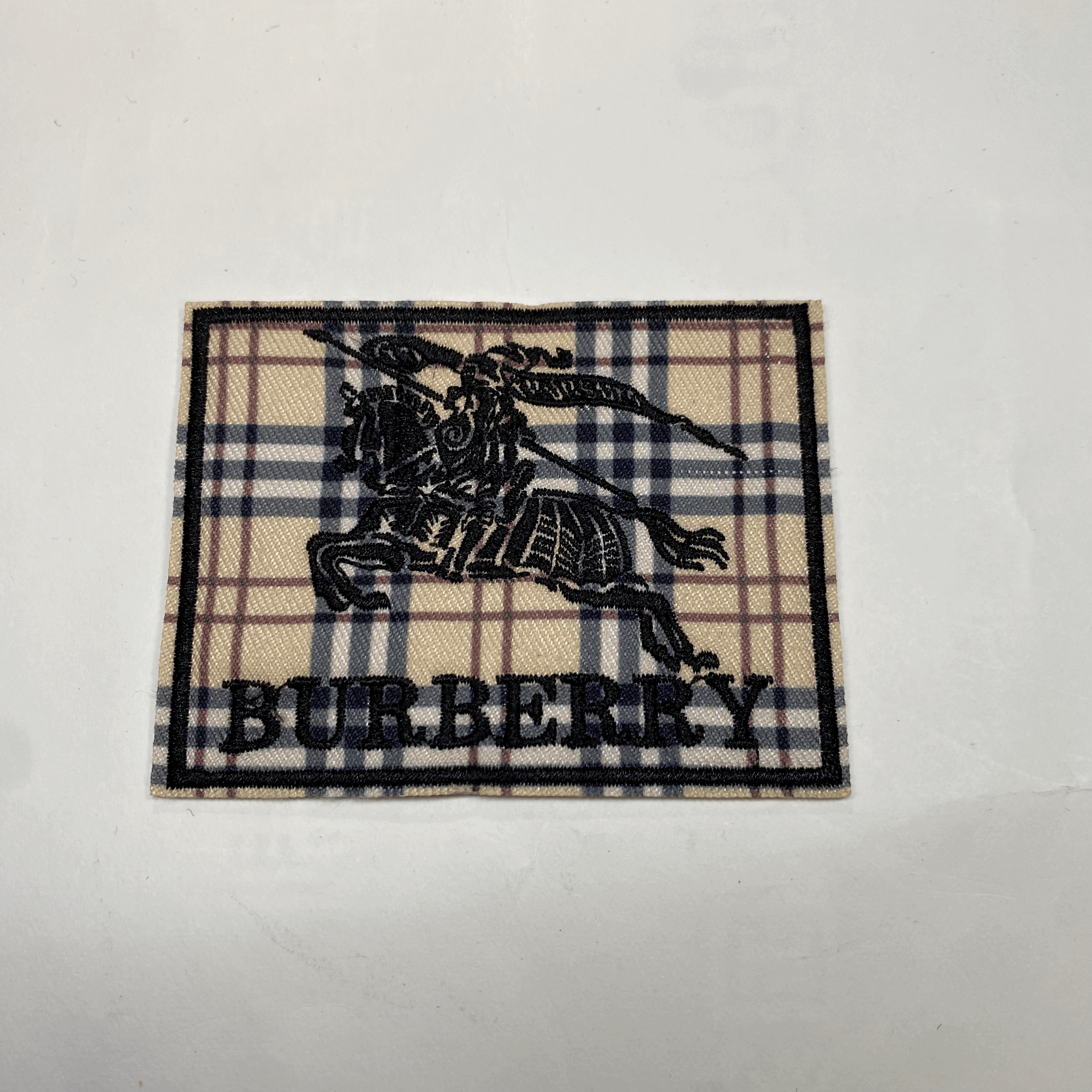 medium and small (roning & sewing) Burberry patch 1