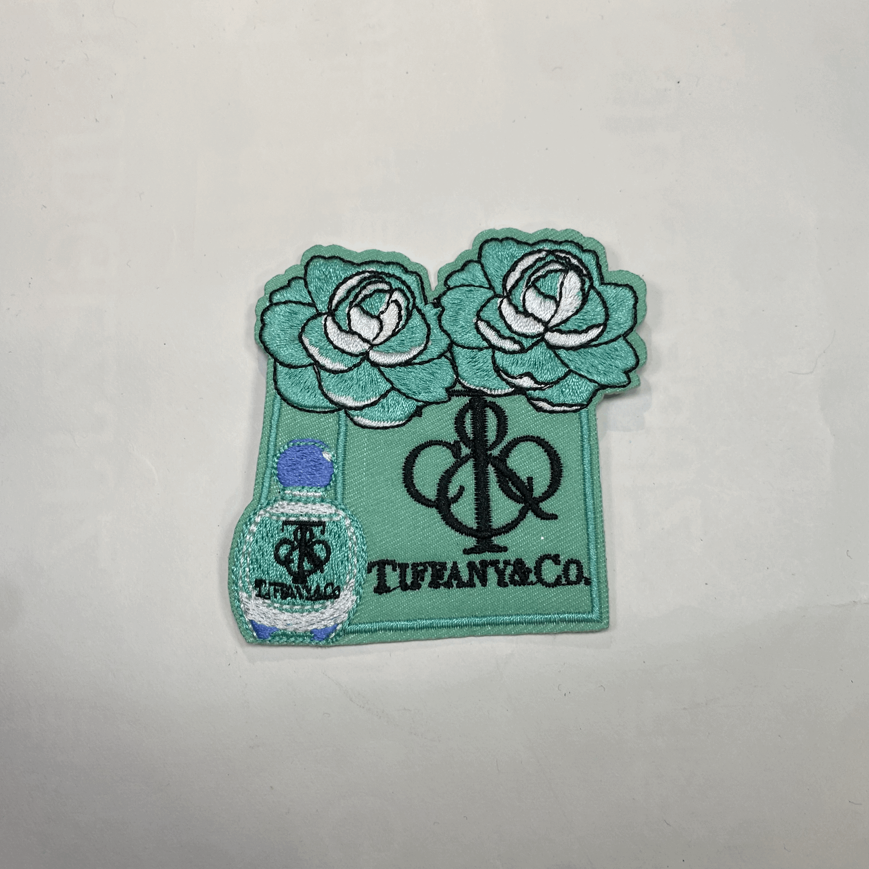 Small and small (ironed) Tiffany patch