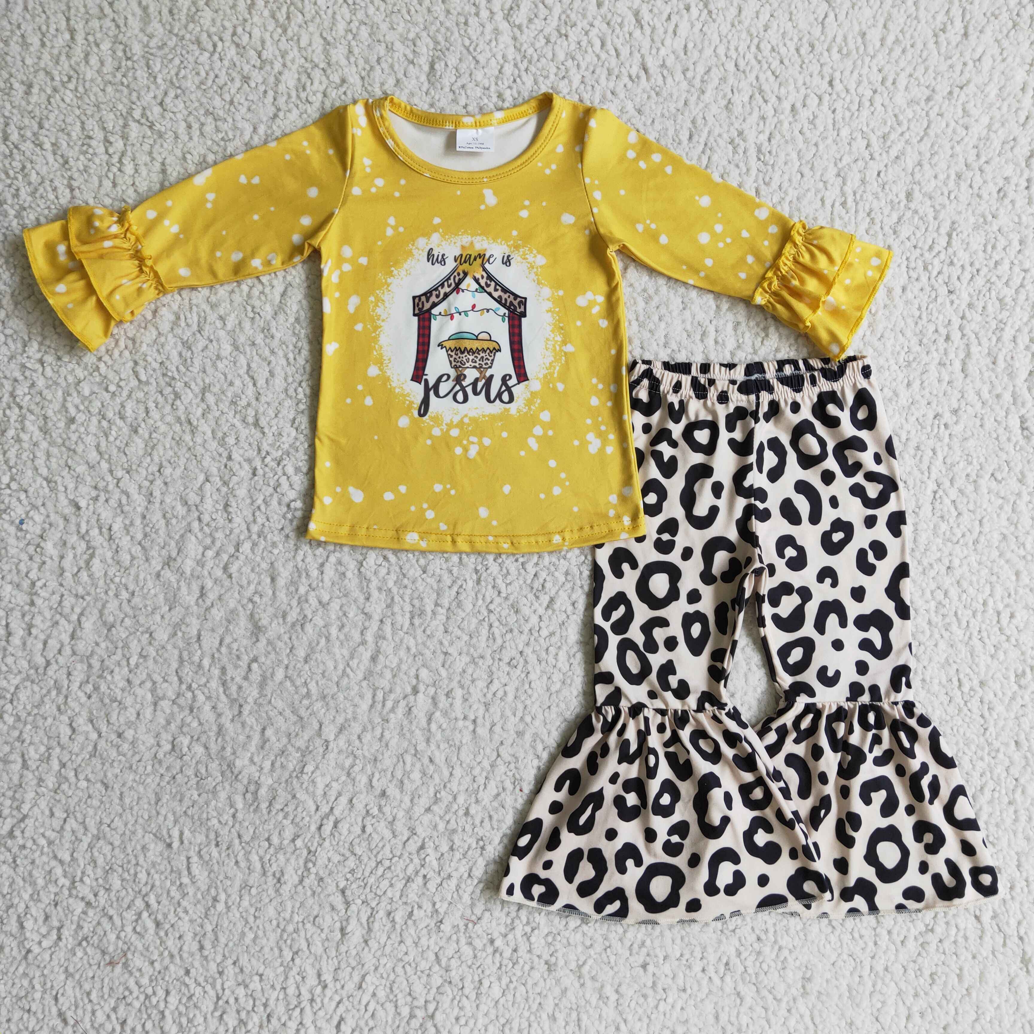 GLP0274 baby winter clothes yellow jesus winter outfits-promotion 2025.8.16 $5.5
