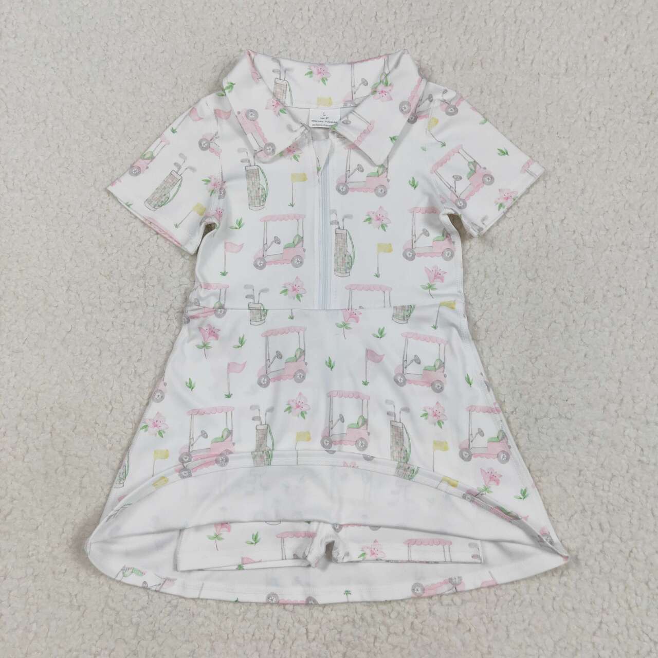 GSD2410 RTS toddler girl clothes golf girl summer dress yoga clothes atheletic sports clothes