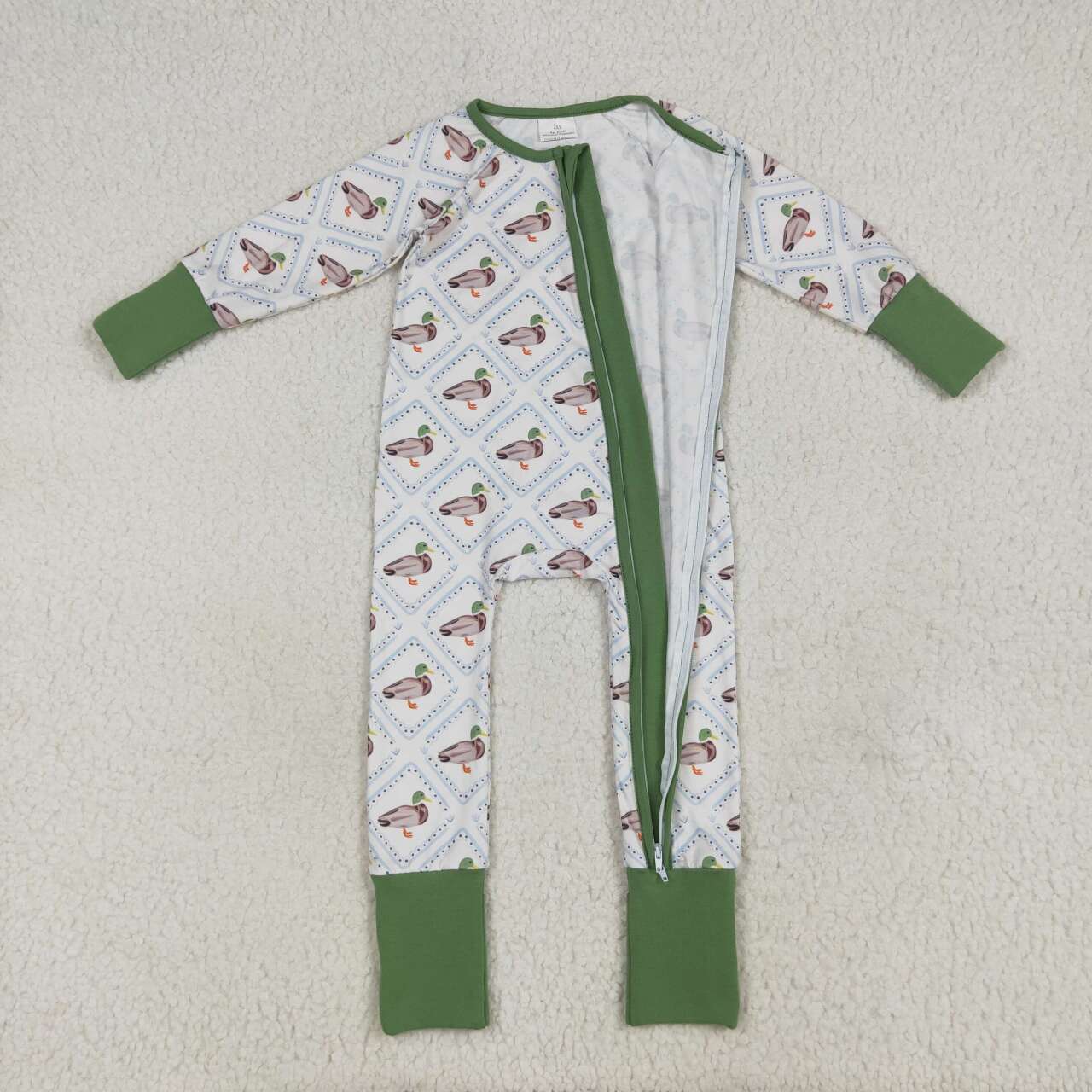 LR2269 RTS baby boy clothes mallard boy winter romper