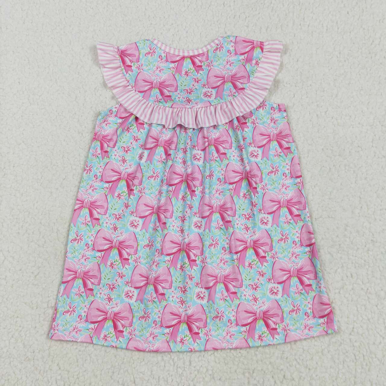 GSD2534 RTS girl clothes I love daddy girl summer embroidery dress