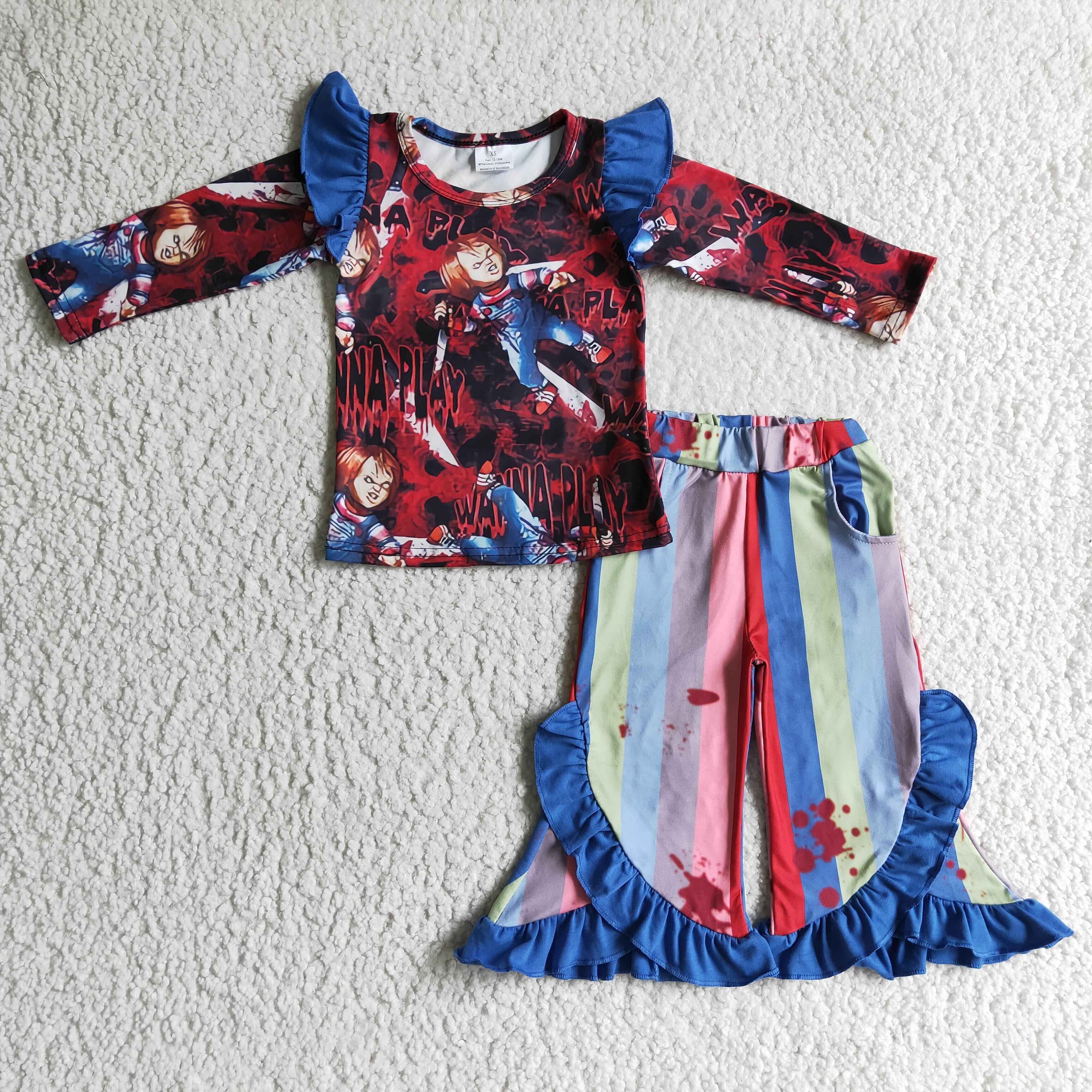 GLP0072 toddler girl clothes halloween outfits-promotion 2024.8.31 $5.5