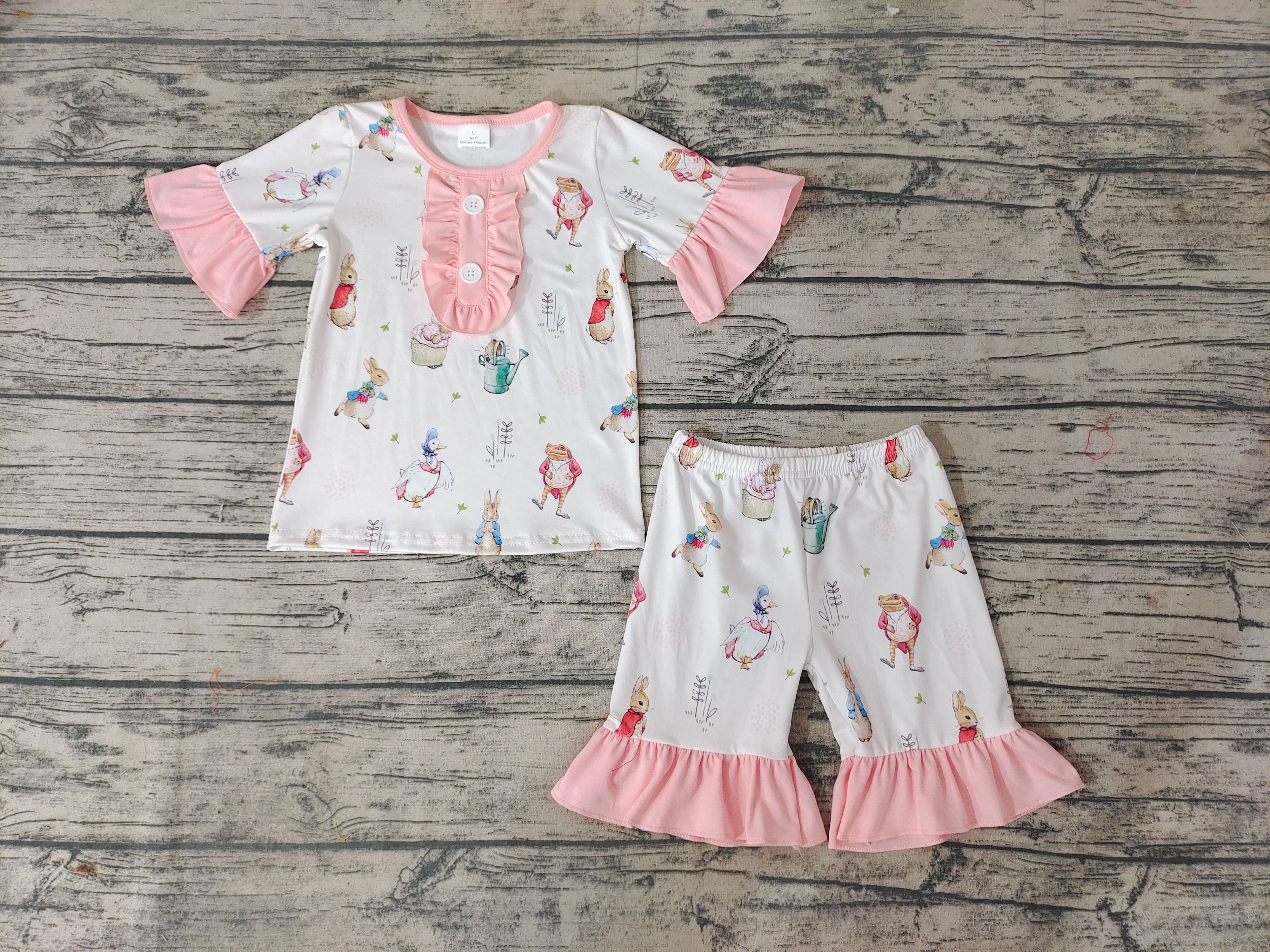 GSSO0155 baby girl clothes shorts set summer outfits-promotion $5.5 2026.3.7