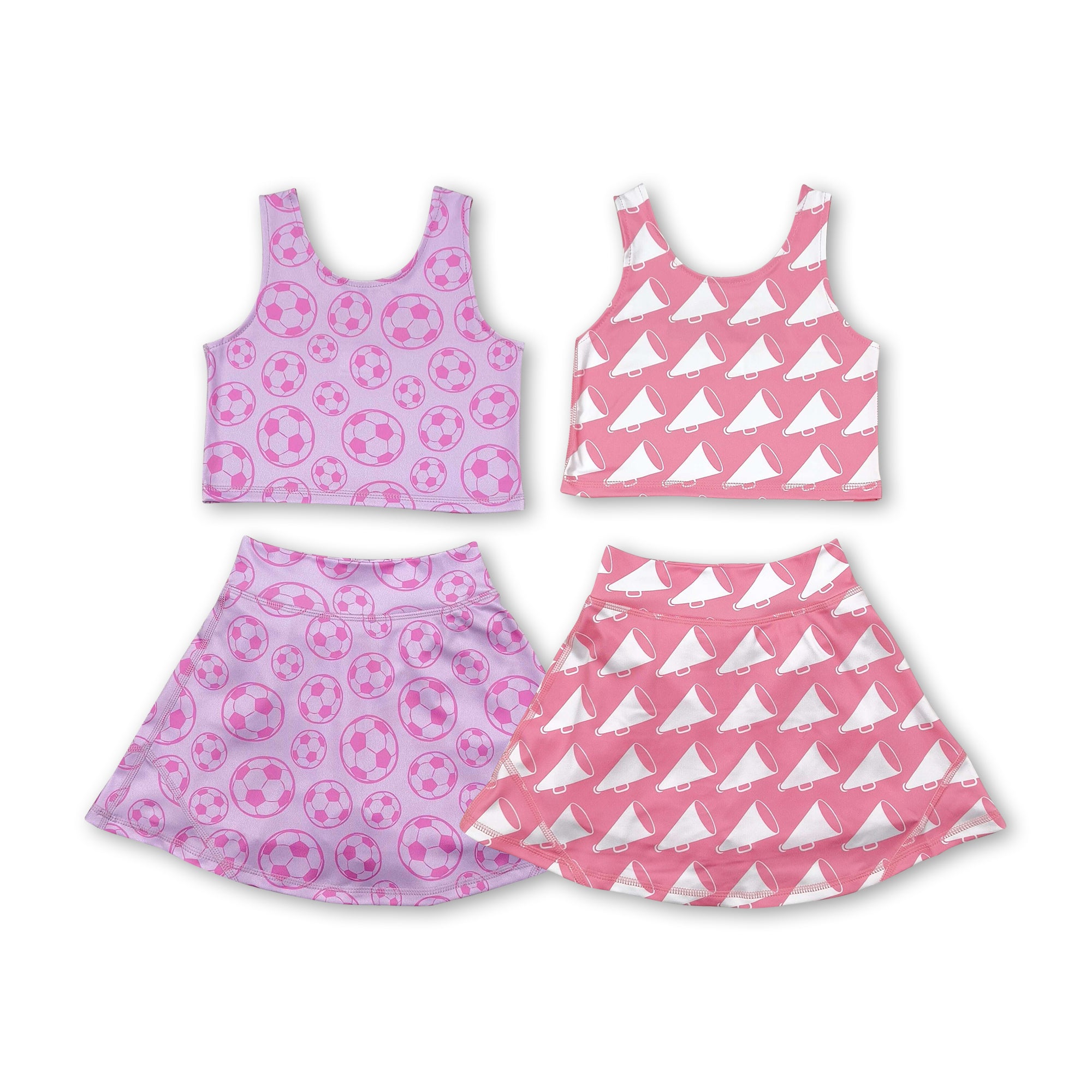 RTS girl clothes 2pcs toddler girl yoga summer outfit atheletic clothes