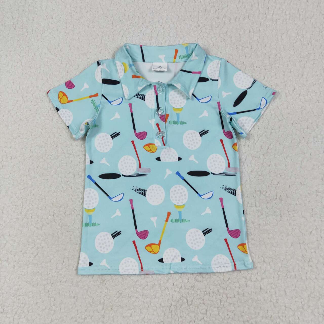 BT1234 RTS toddler boy clothes golf boy summer top tshirt