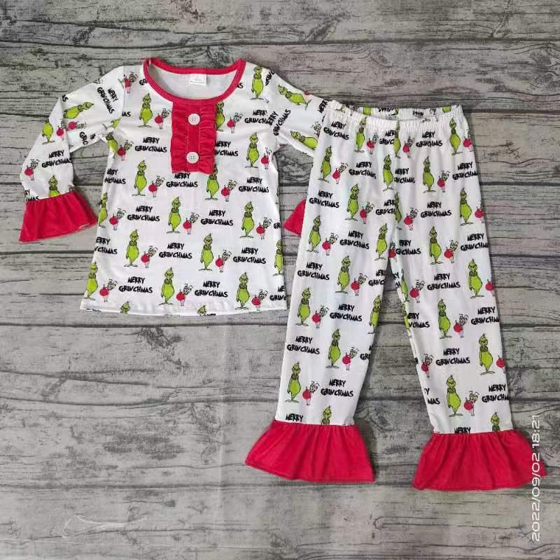 GLP0133 cartoon merry christmas sleepwear pajamas set-promotion 2024.11.2 $5.5