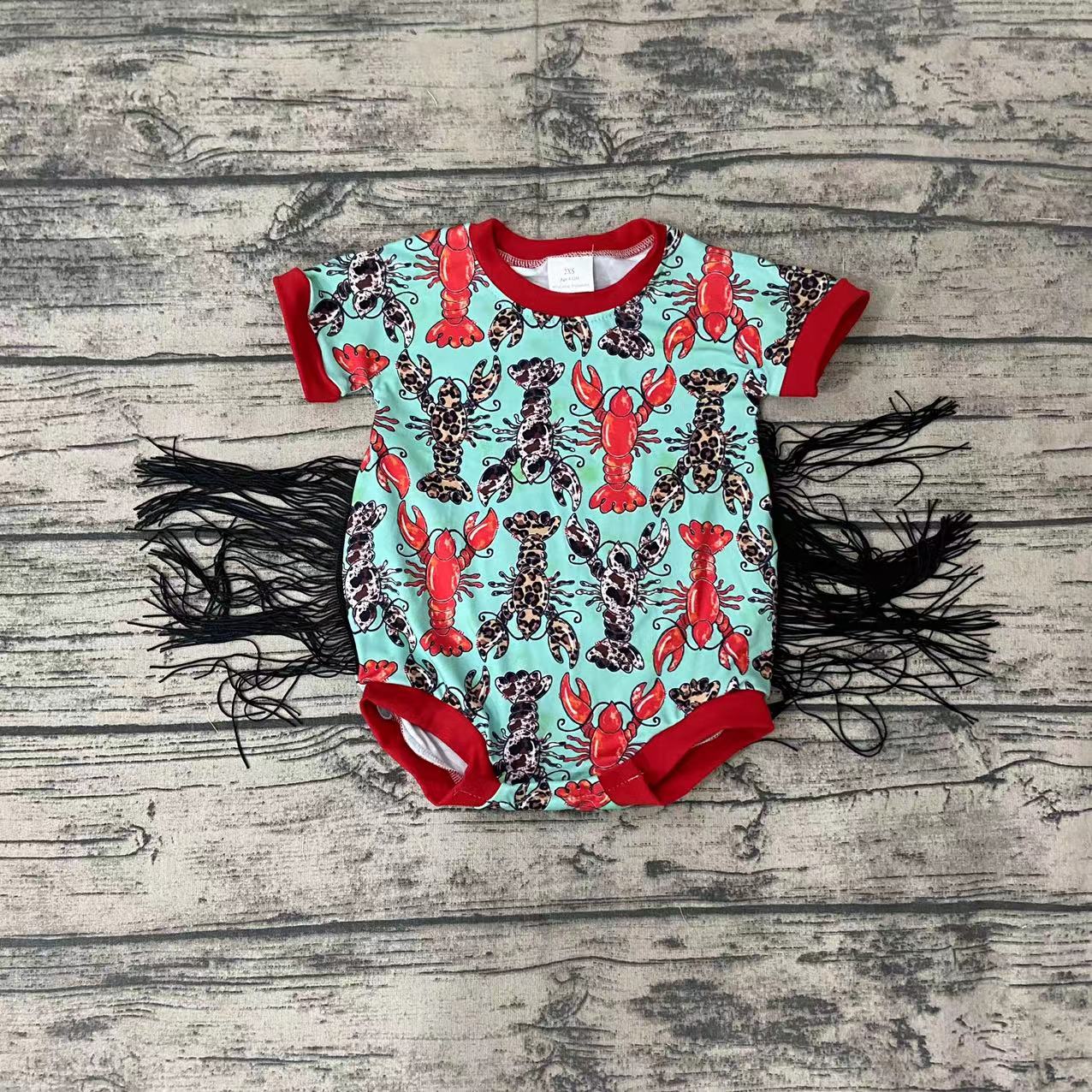 SR0136 baby girl clothes crawfish summer bubble-promotion $5.5 2026.3.28