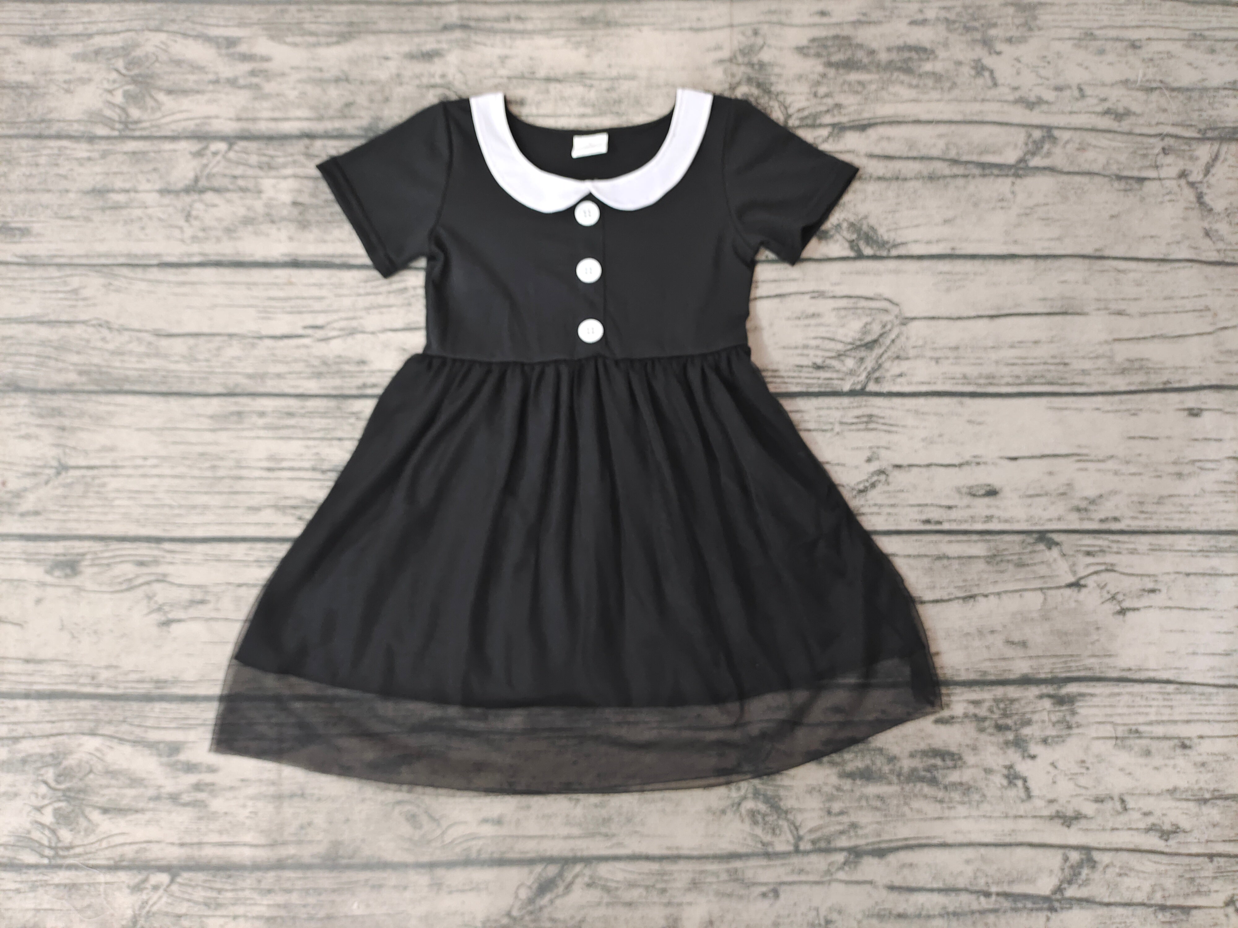GSD0285 baby girl clothes black tulle summer dress girl party dress-promotion 2025.1.4 $5.5