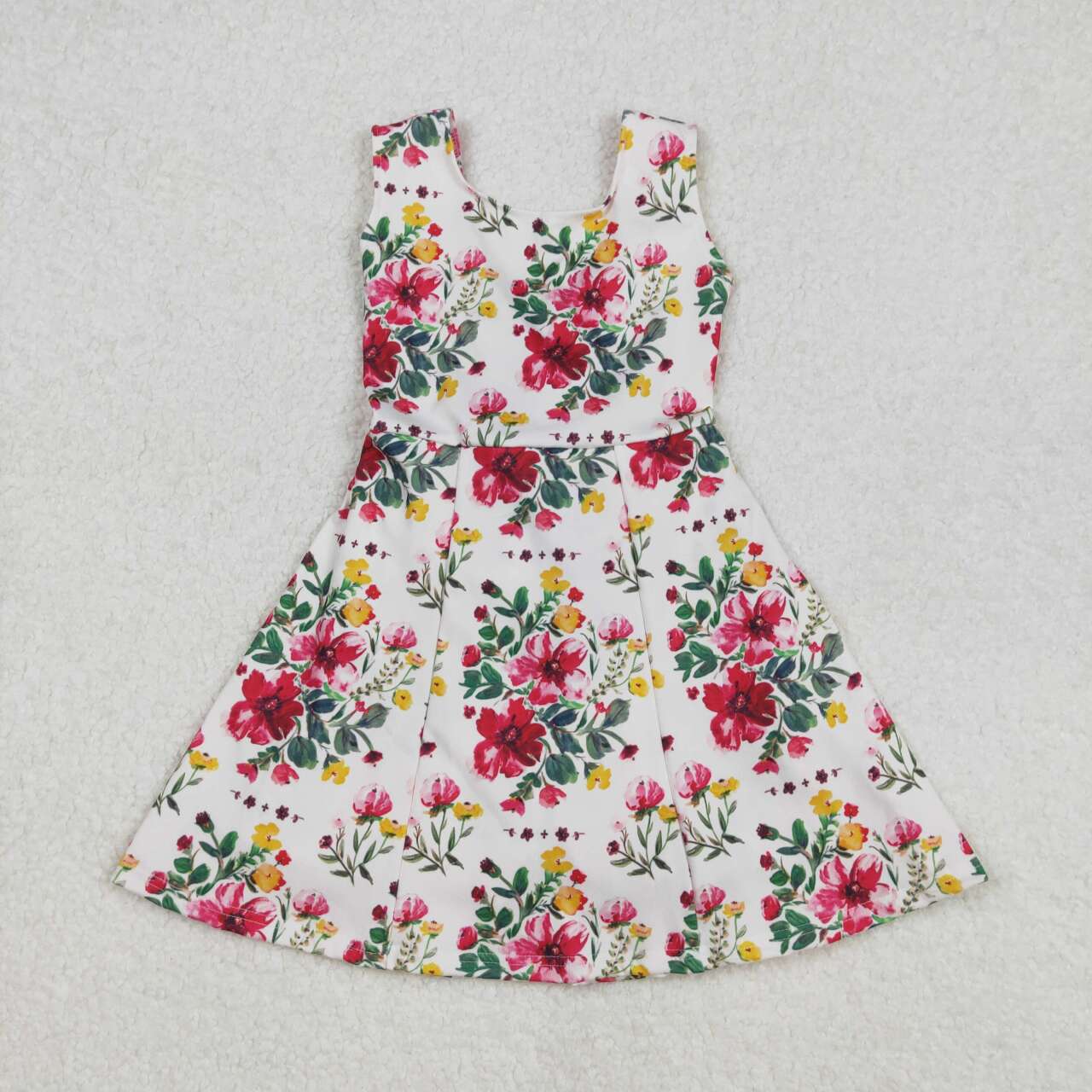 GSD1844 RTS Girl clothes floral girl summer dress swim dress yoga dress