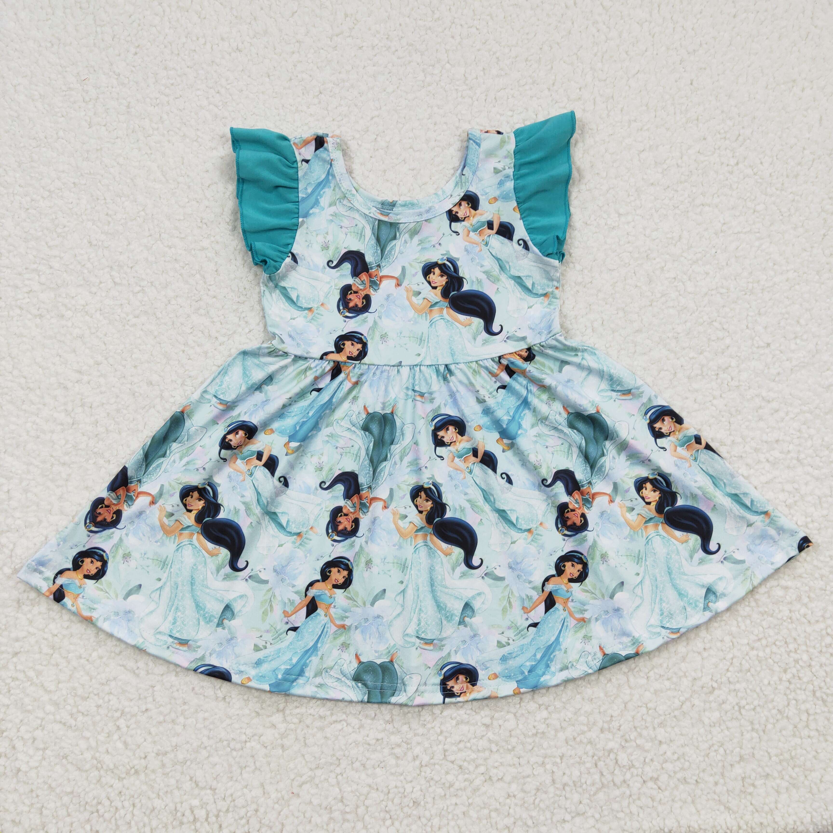GSD0267 kids clothes girls cartoon princess summer dress-promotion 2024.12.21 $5.5
