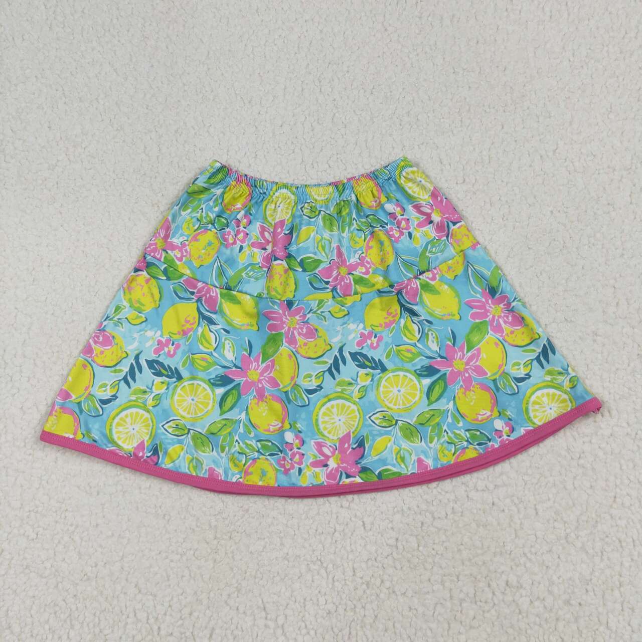 GLK0100 RTS kids girls clothes Lemons girl shorts skirt