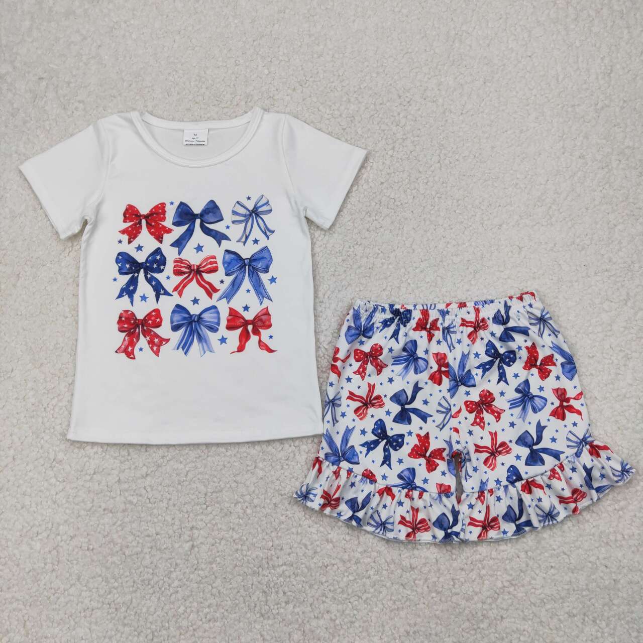 GSSO2512 RTS girl clothes 4th of July Clothes  toddler girl  summer outfit