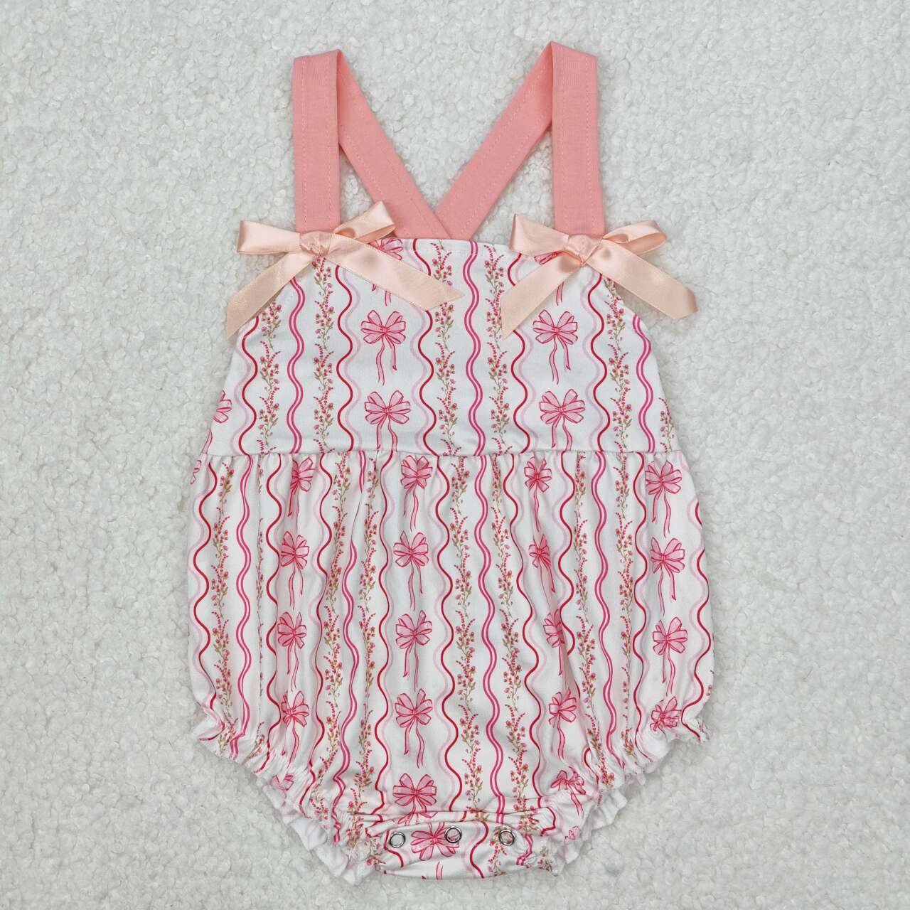 SR2704 RTS baby summer clothes floral girl summer bubble