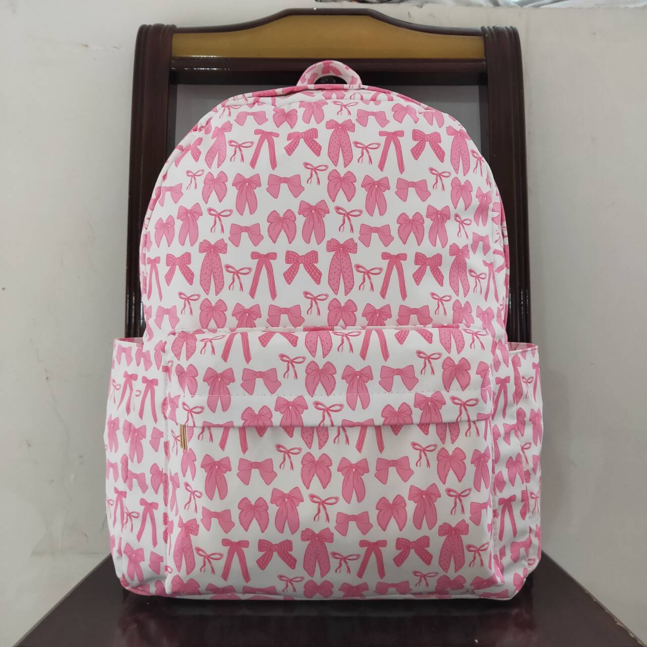 BA0285 RTS toddler backpack pink bows kids gift back to school bag travel bag