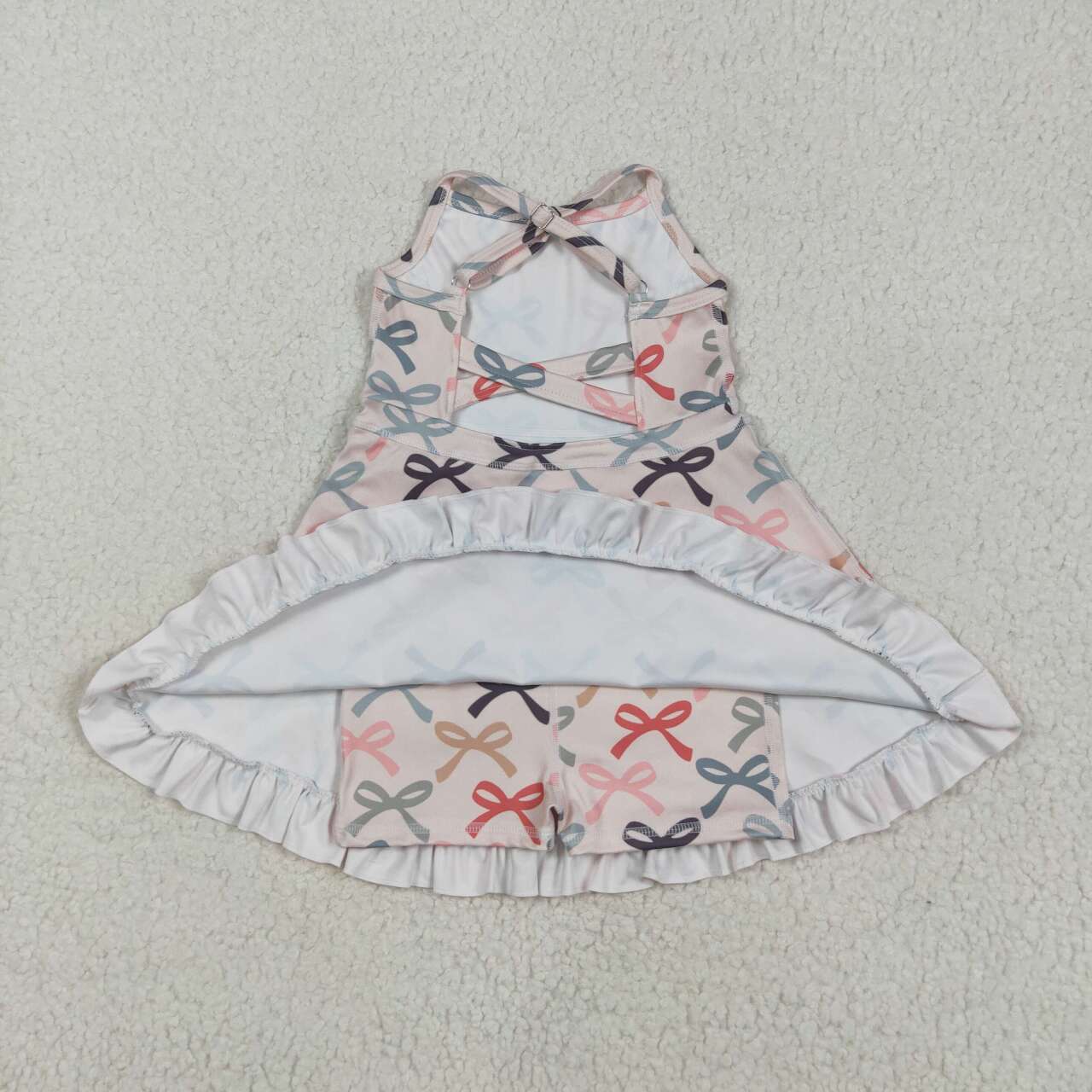 GSD2296 RTS girl clothes cartoon dog girl summer set yoga clothes atheletic clothes