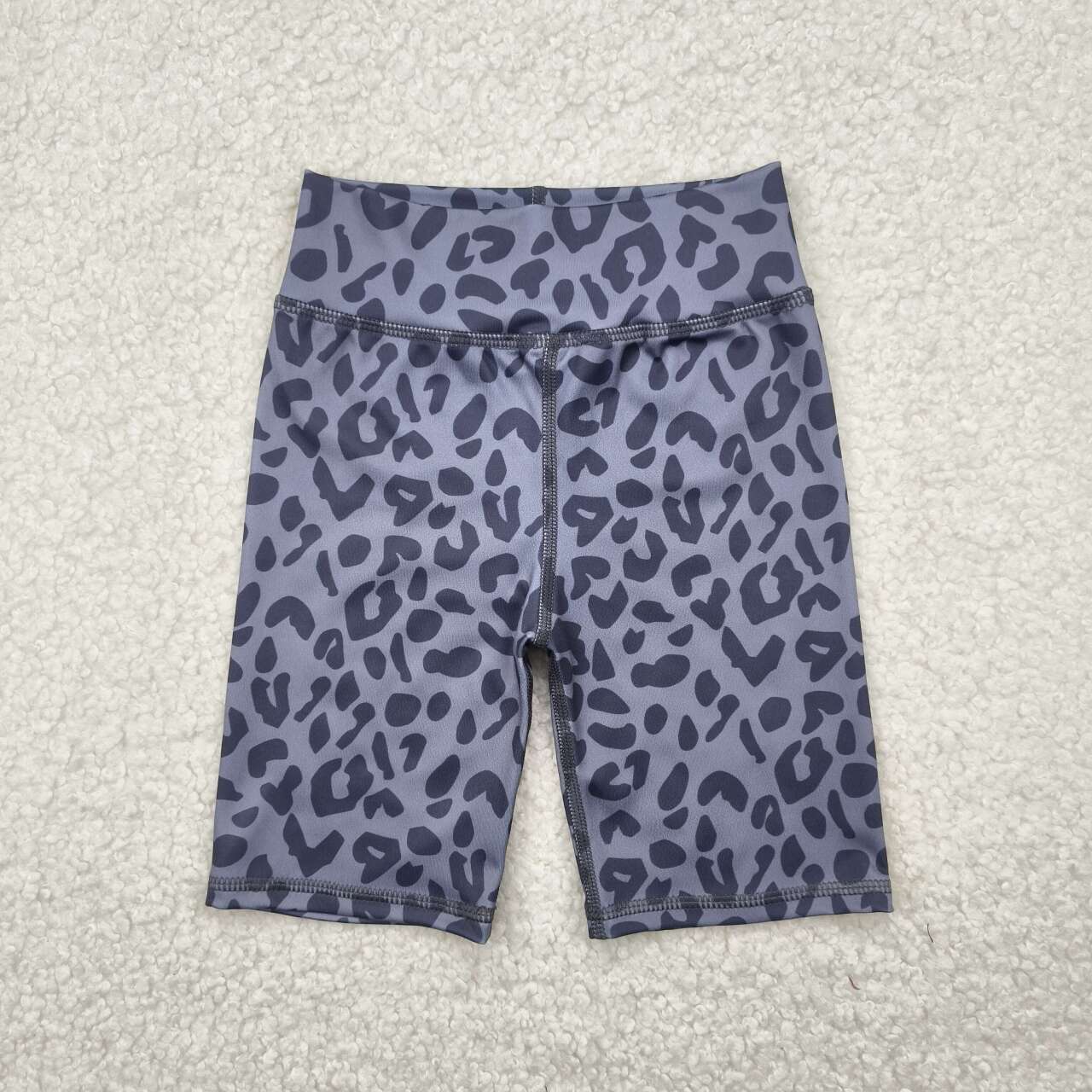 SS0539 RTS girl clothes leopard girl summer bottom yoga bottom shorts