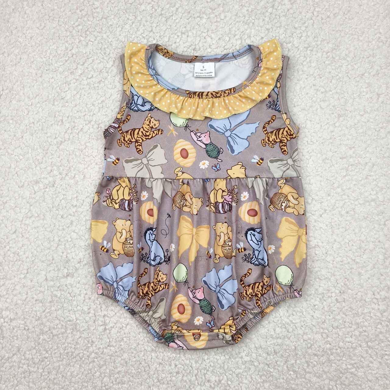 SR2963 RTS girl clothes animal cartoon girl summer bubble 