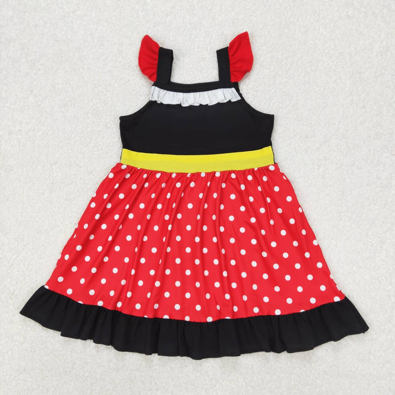 GSD1878 RTS girl clothes cartoon baby girl summer dress
