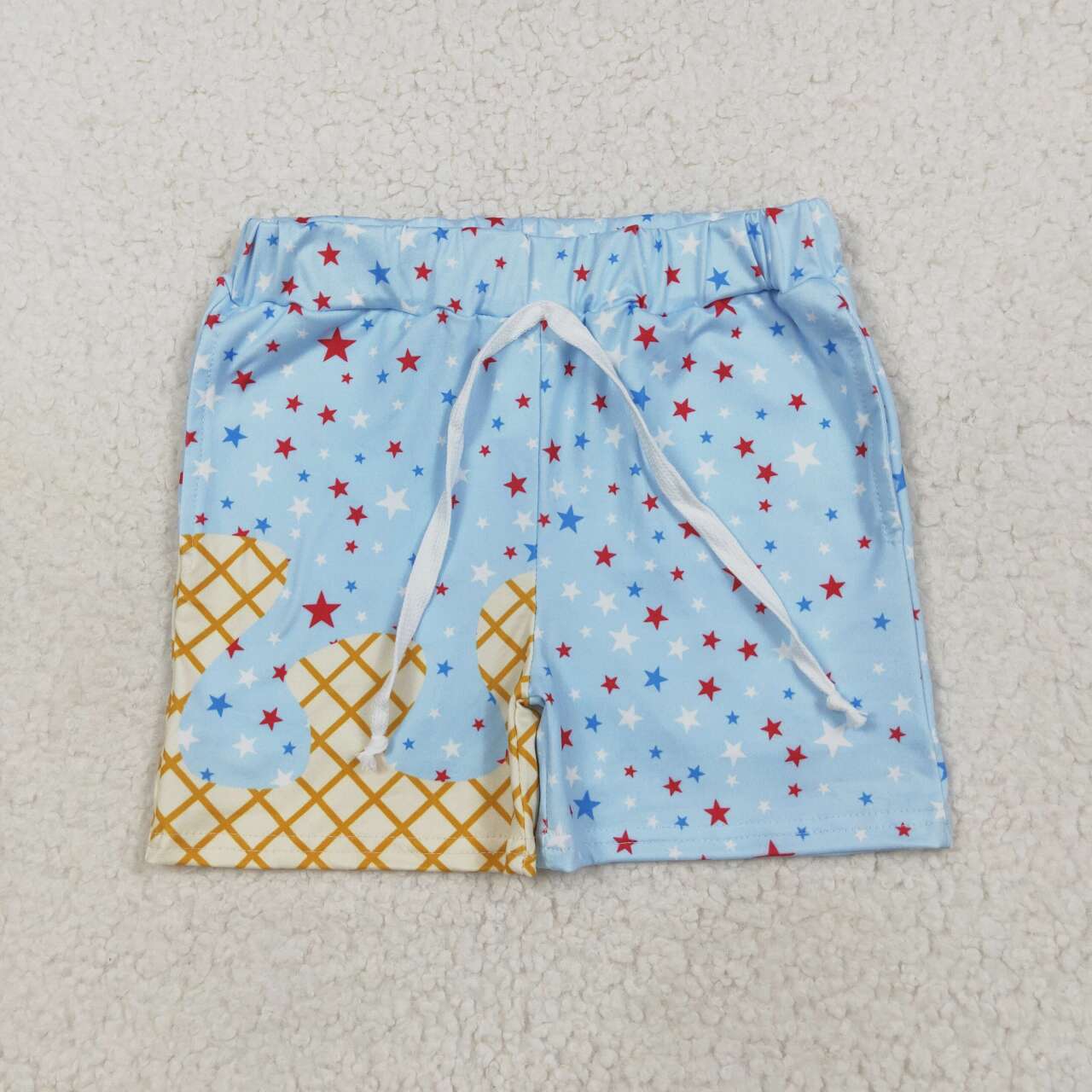 SS0610 RTS boy clothes star print boy 4th of July Patriotic summer shorts
