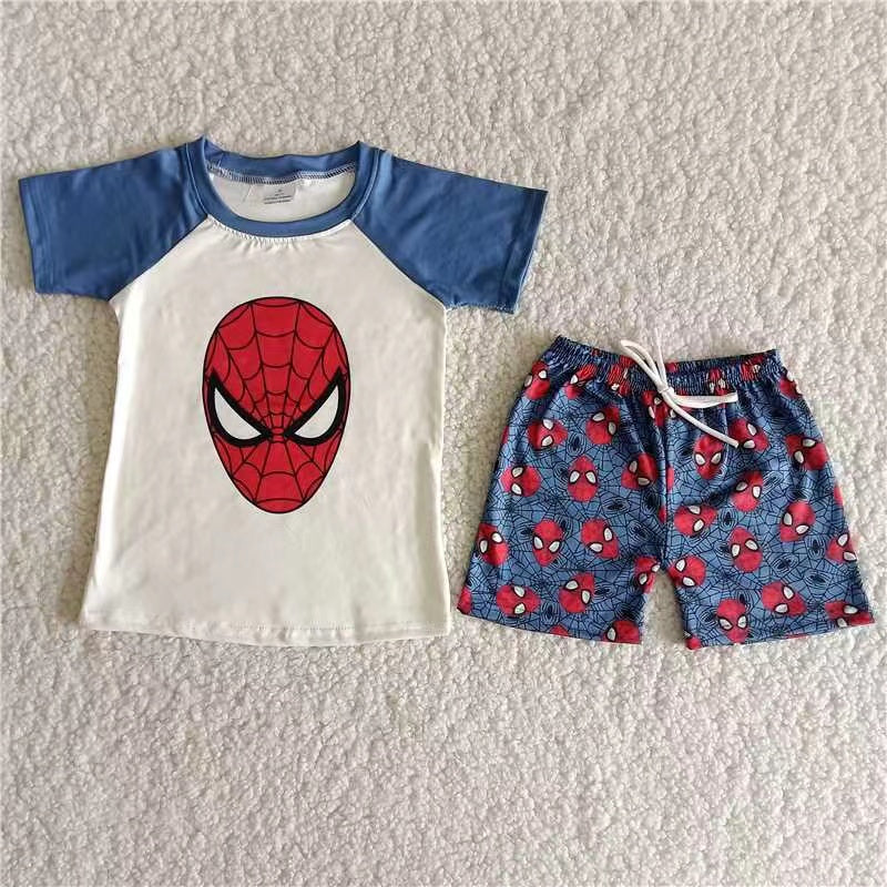 kids clothes summer boy cartoon short sleeve set-promotion 2025.3.29 $2.99