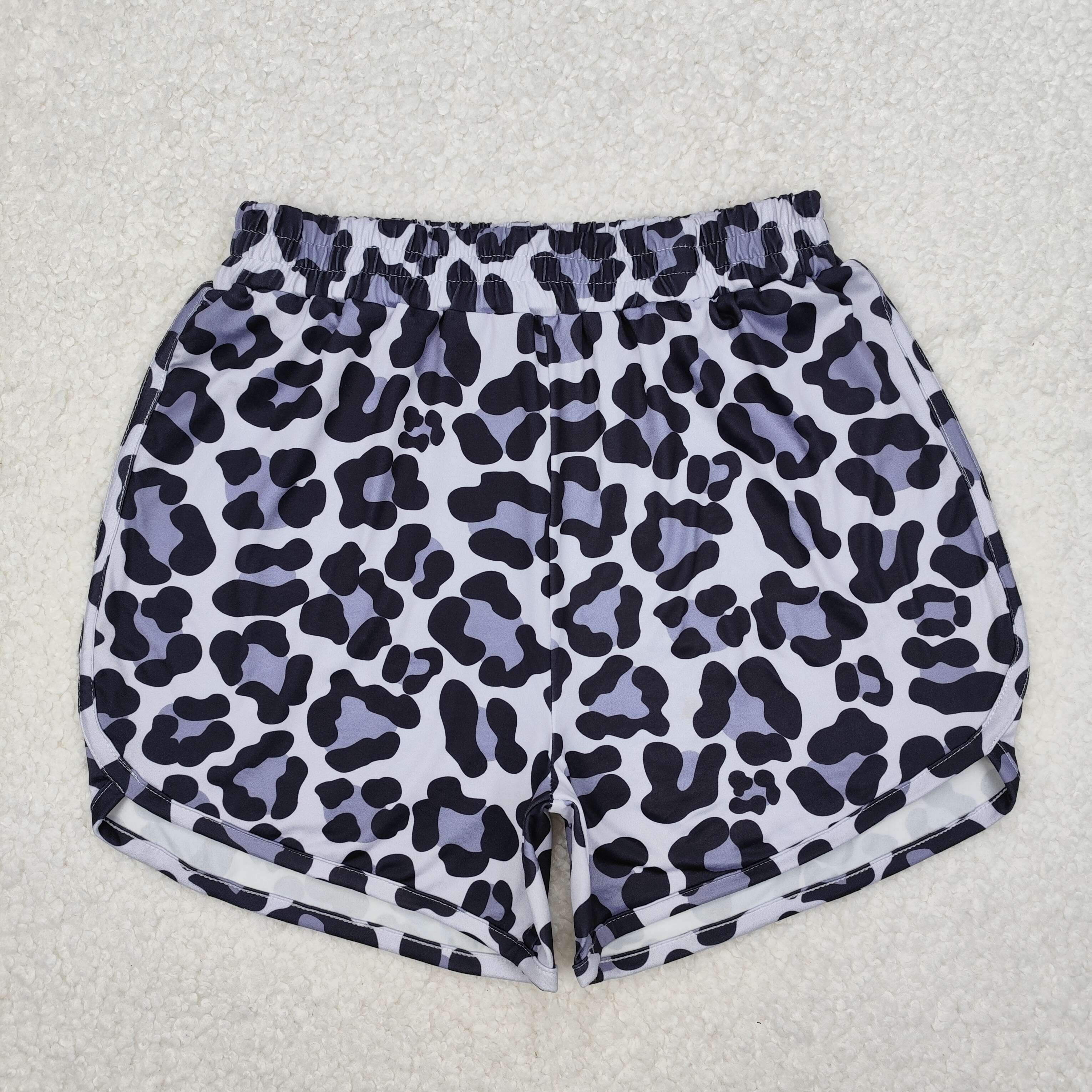 SS0385 RTS adult clothes leopard print adult women summer shorts 