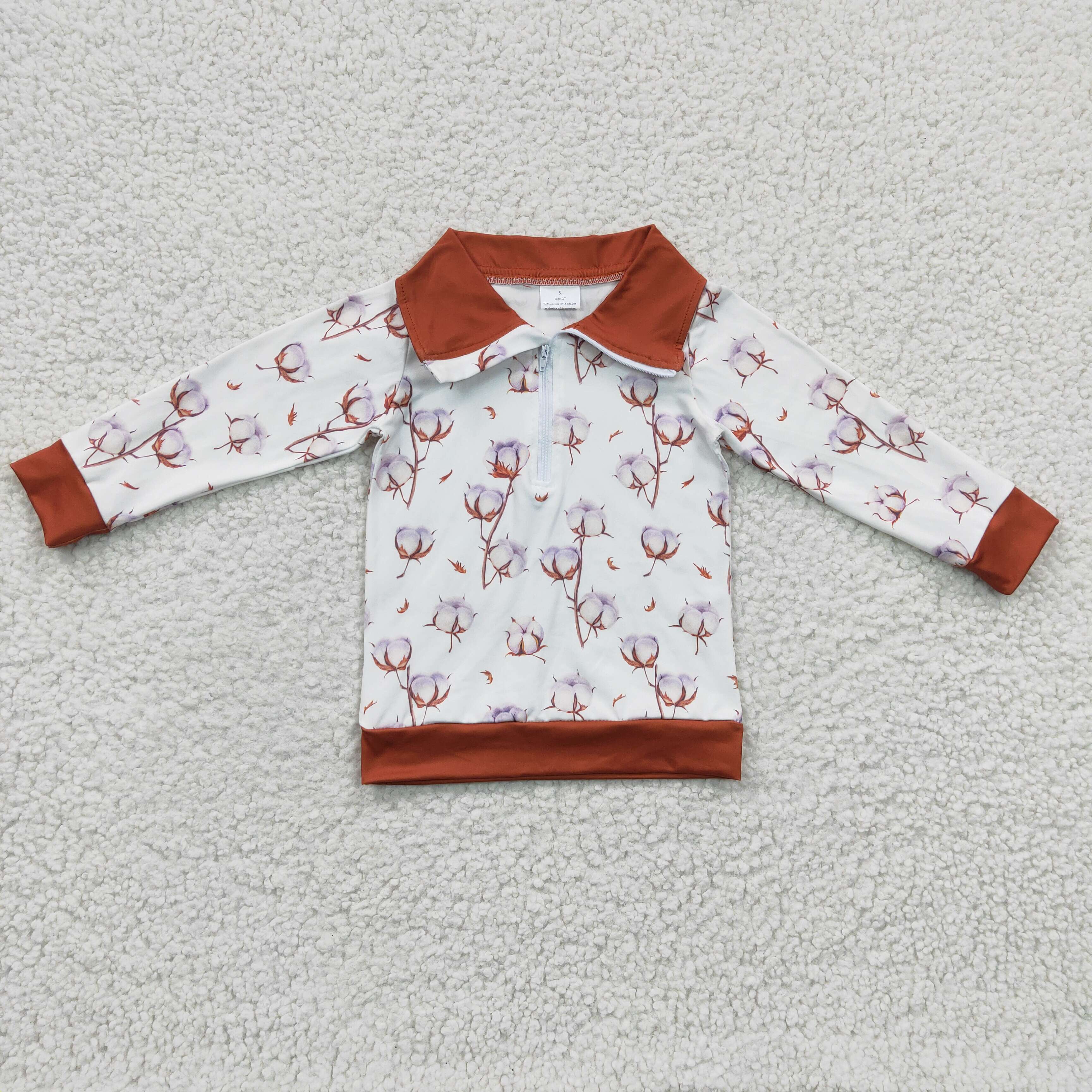 BT0096 toddler boy clothes zipper winter top-promotion 2024.12.7 $5.5