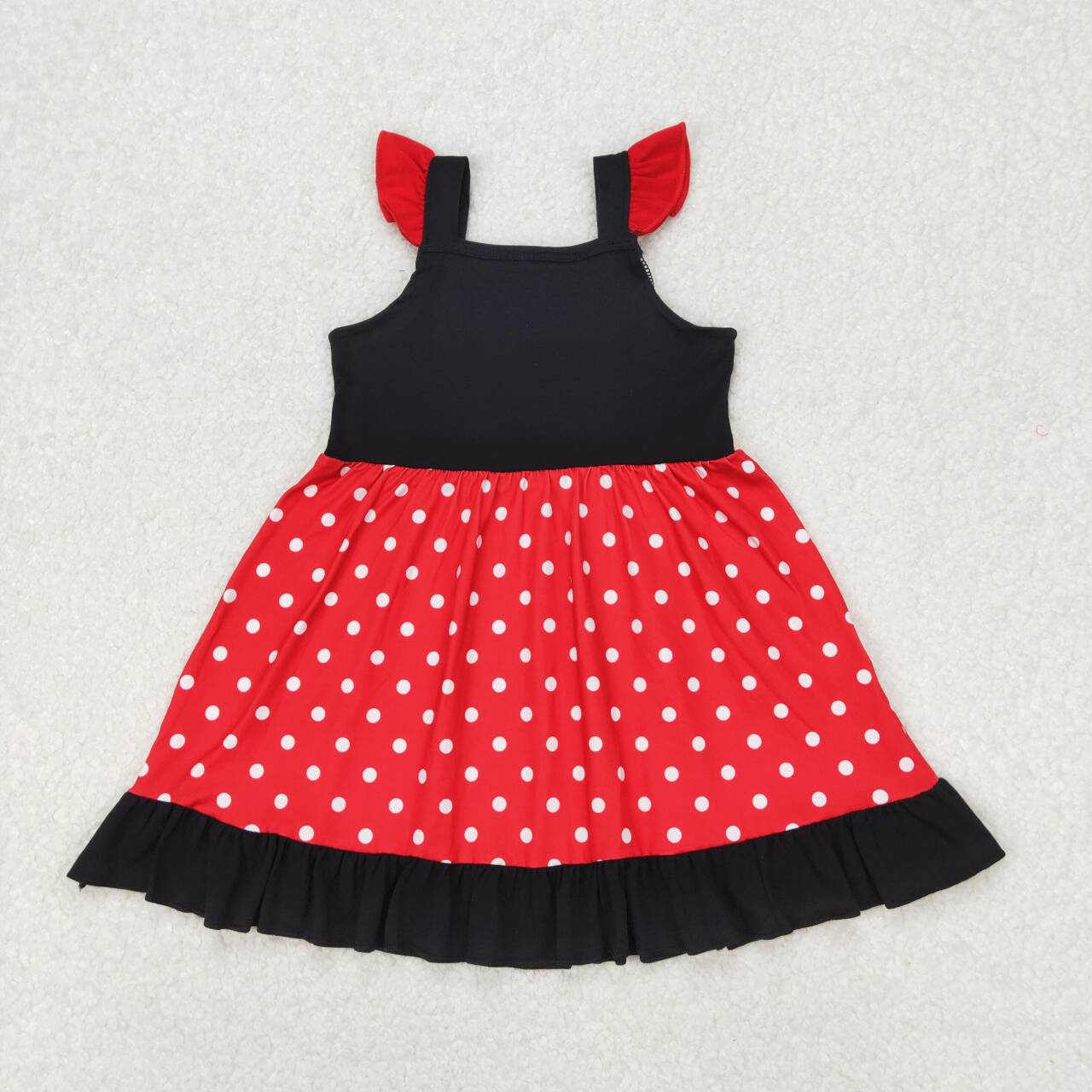 GSD1878 RTS girl clothes cartoon baby girl summer dress