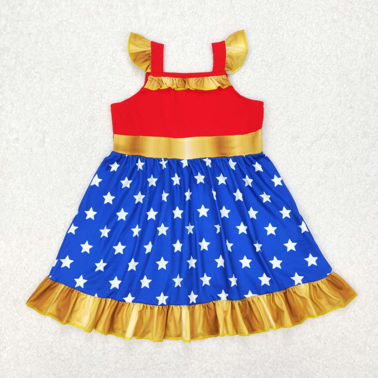 GSD1877 RTS toddler clothes 4th of July baby girl summer dress