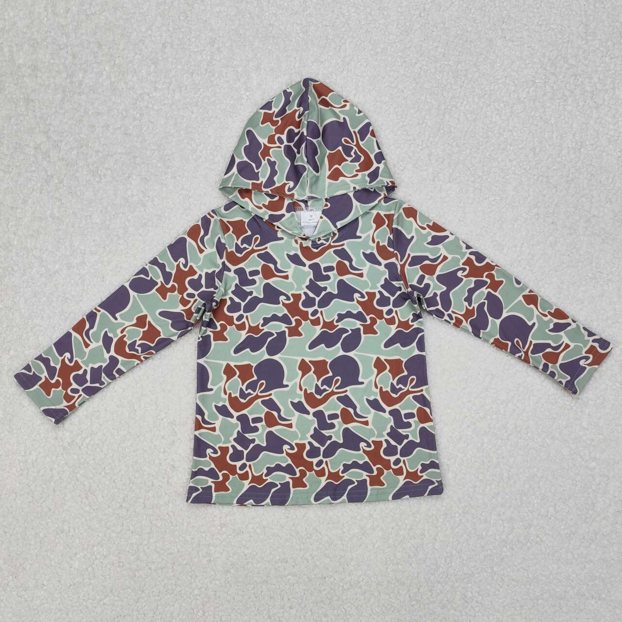 BT0918 RTS boy clothes camouflage boy winter hoodie top shirt 