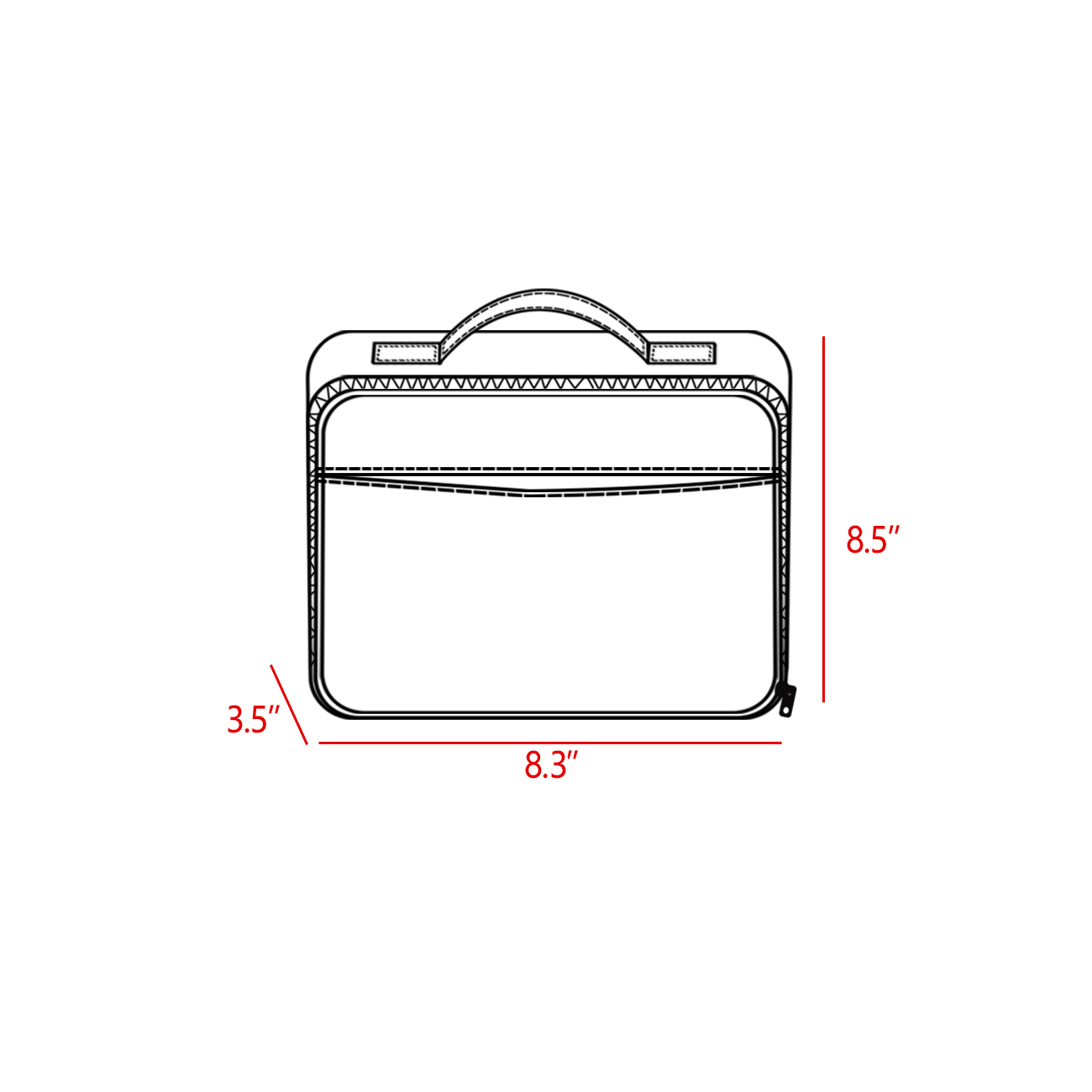 BA0250 RTS baby  bag cartoon dog baby lunch box  bag SIZES:8.3 INCHES*8.5INCHES*3.5 INCHES