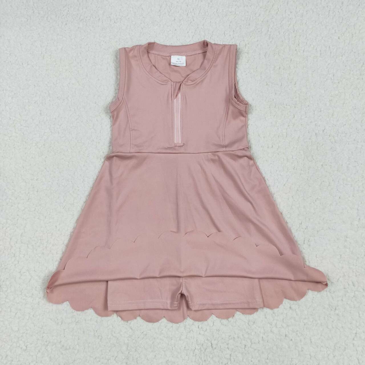 GSD2086 RTS toddler girl clothes pink girl summer dress yoga clothes atheletic clothes