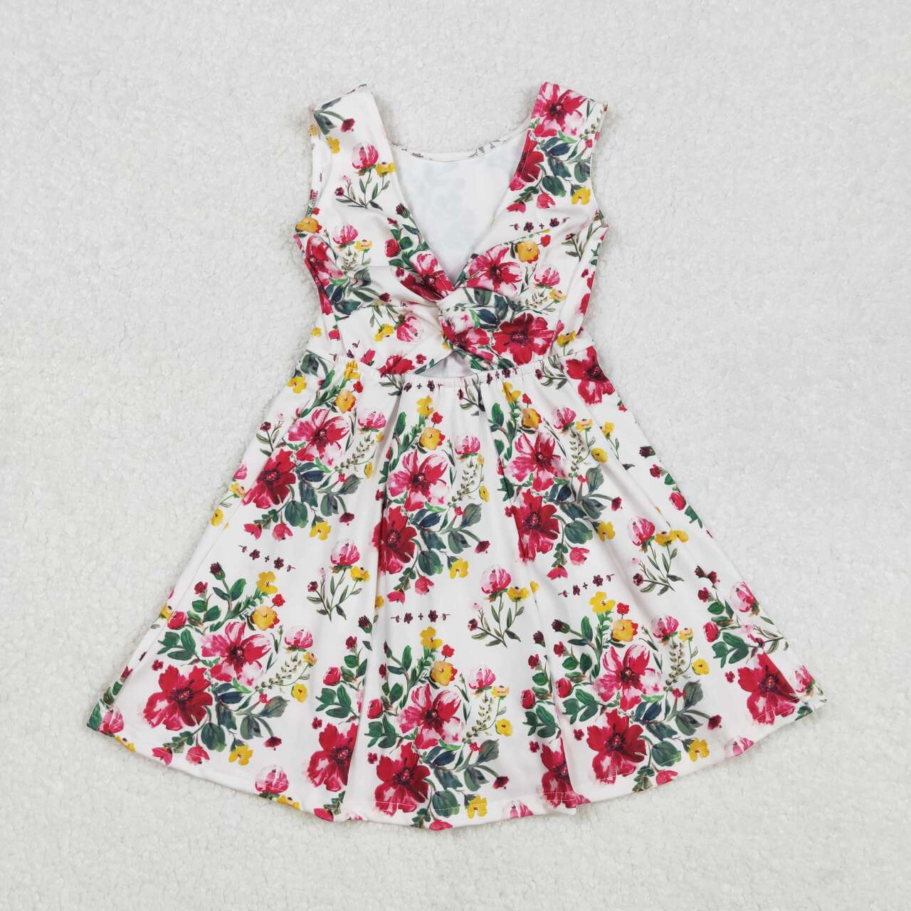 GSD1844 RTS Girl clothes floral girl summer dress swim dress yoga dress