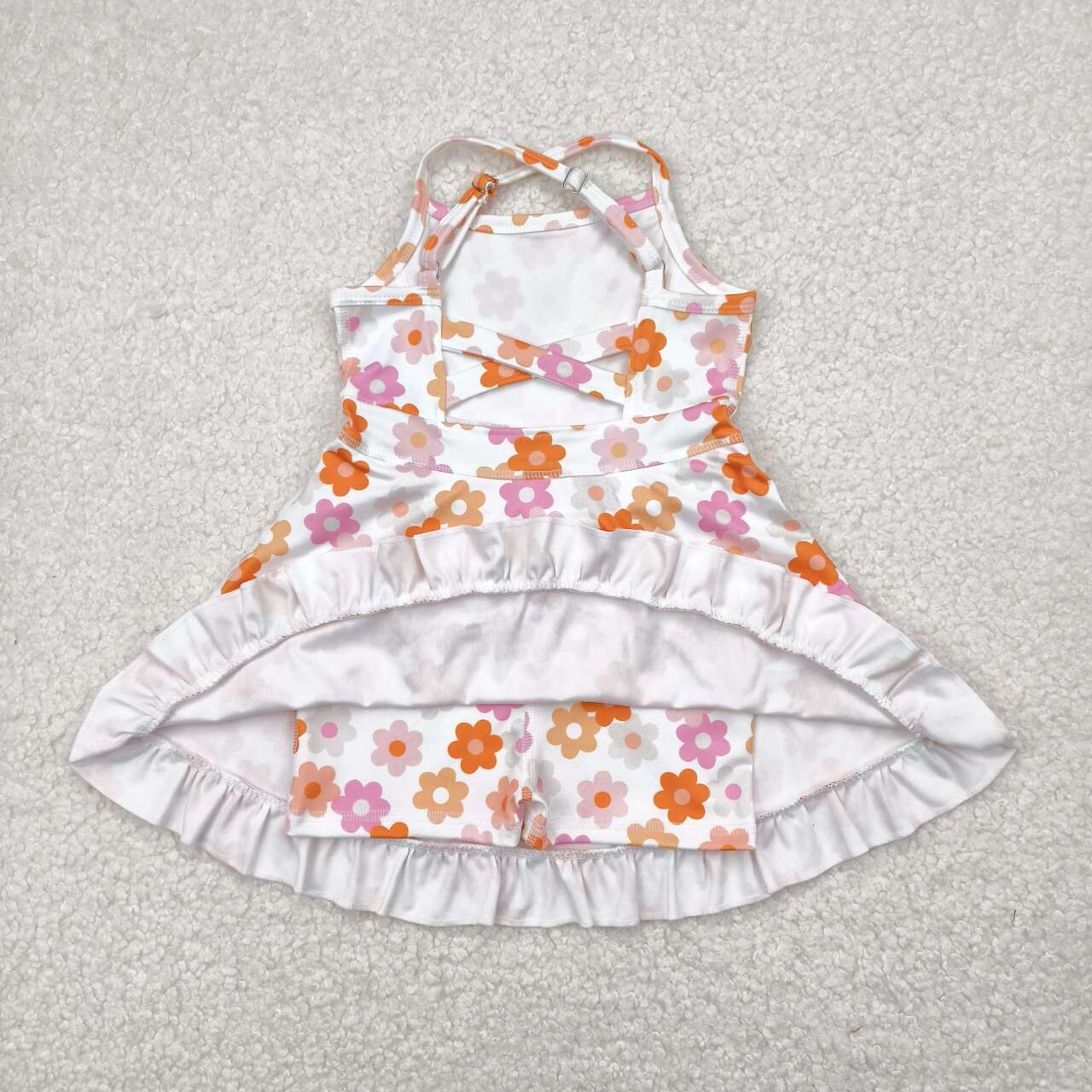 GSD2282 RTS toddler clothes flower girl summer dress yoga clothes 