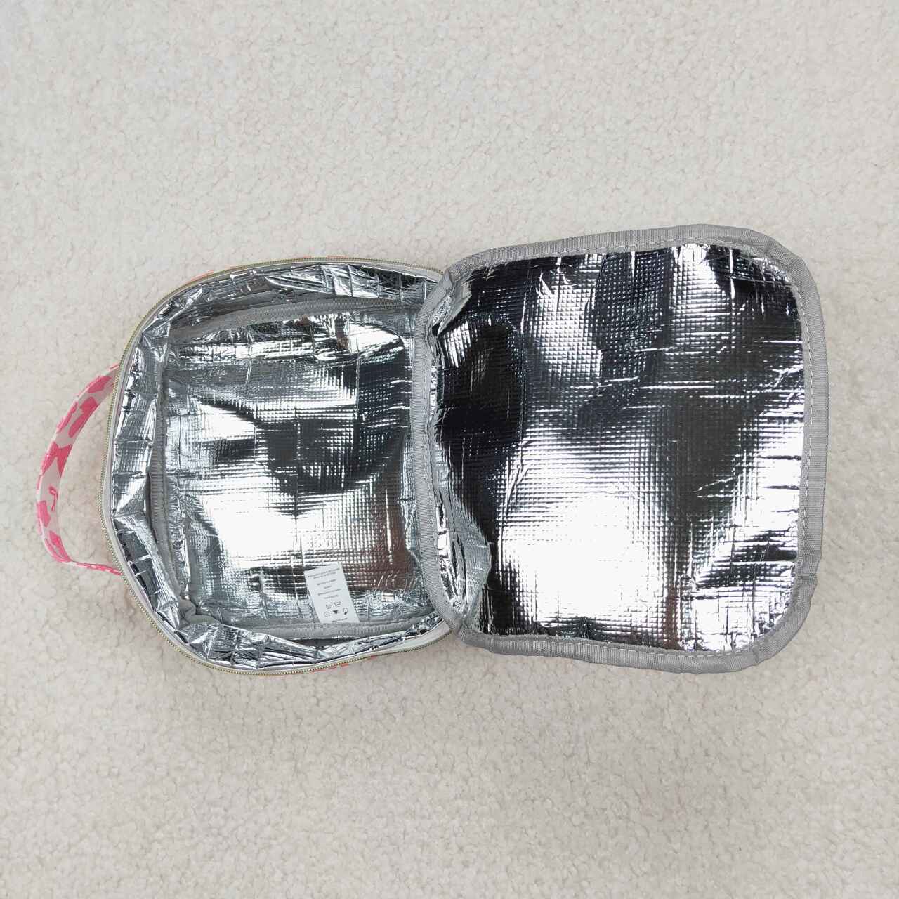 BA0284 RTS Lunch bag pink bows baby lunch box bag 